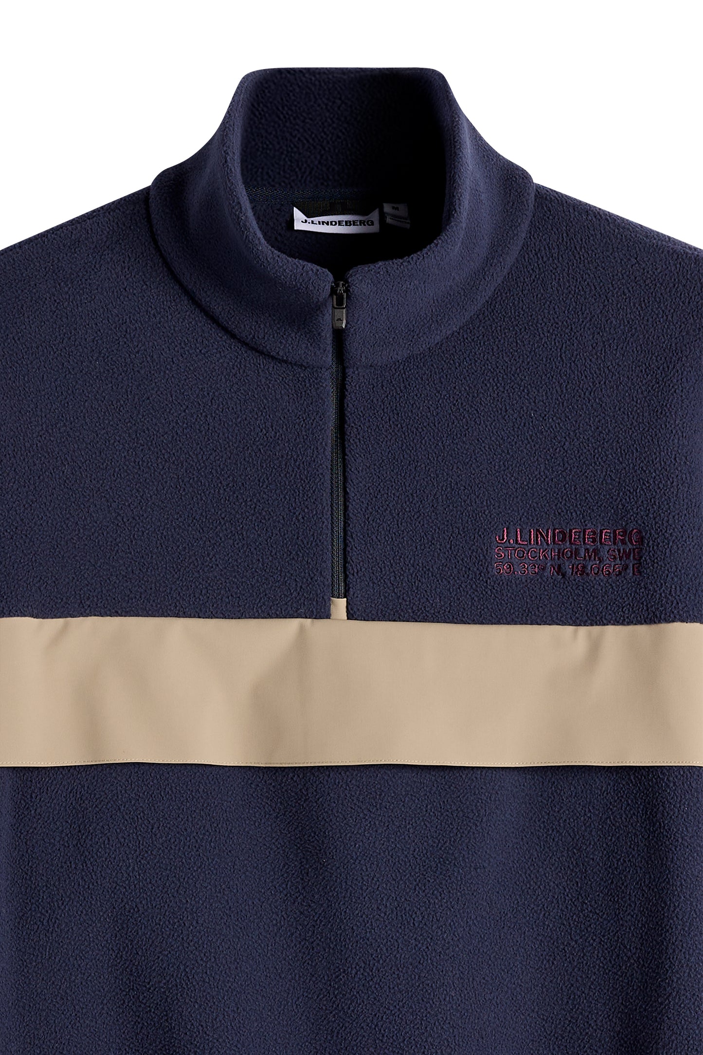 Quinn Hybrid Sweatshirt in JL Navy by J.Lindeberg