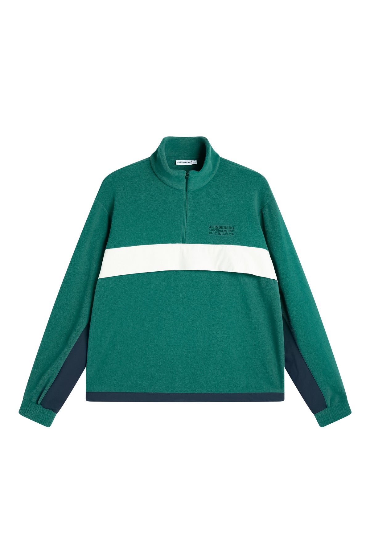 Quinn Hybrid Sweatshirt in Forest Biome by J.Lindeberg