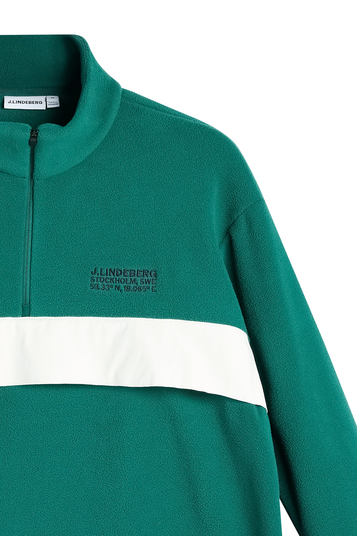 Quinn Hybrid Sweatshirt in Forest Biome by J.Lindeberg