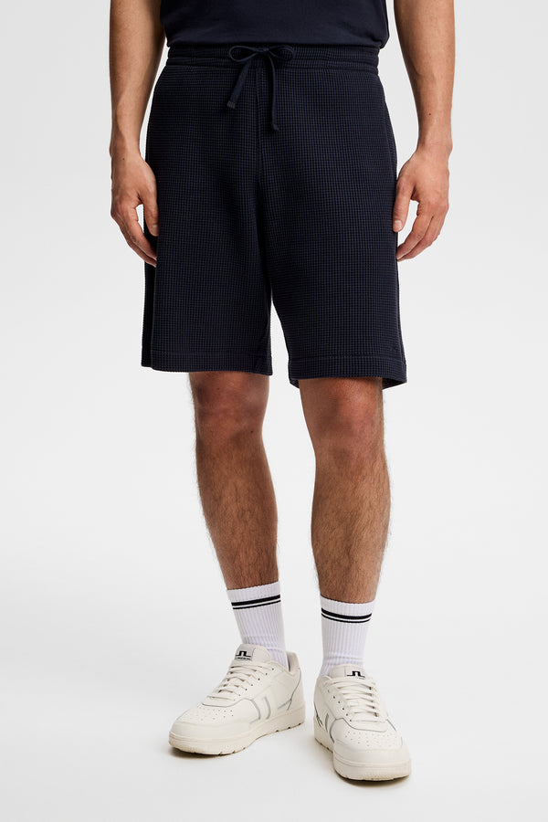 Simon Waffle Shorts / JL Navy