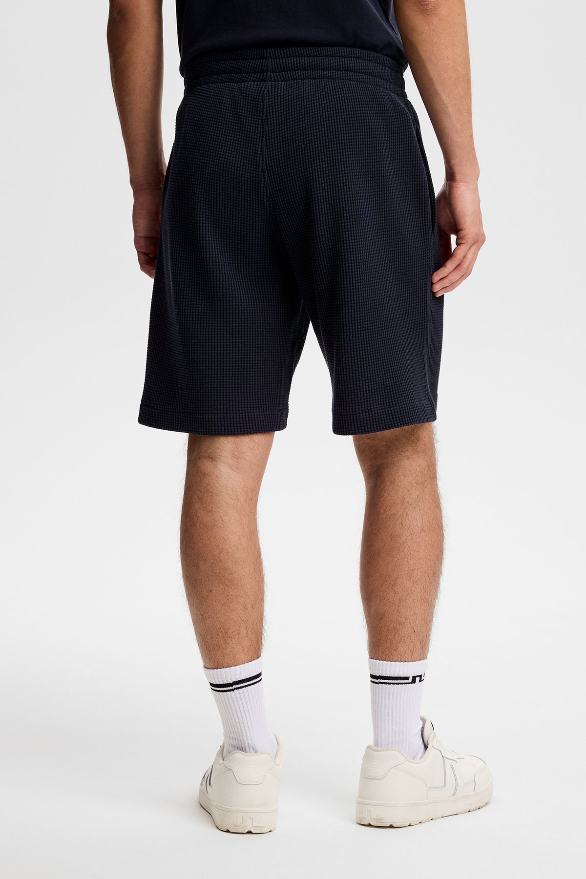 Simon Waffle Shorts in JL Navy by J.Lindeberg