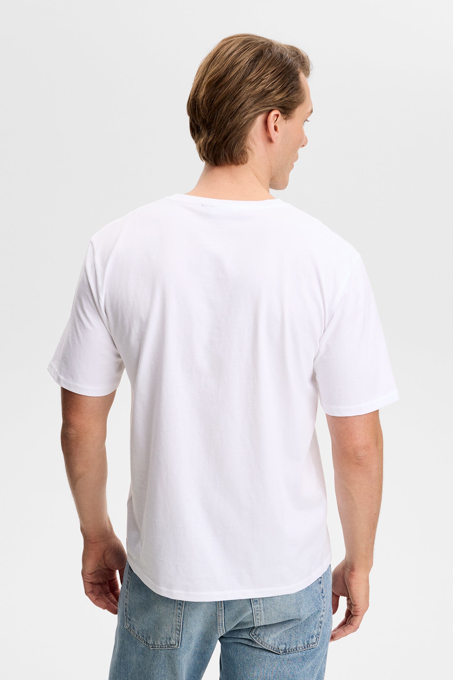 Alpha T-shirt in White by J.Lindeberg