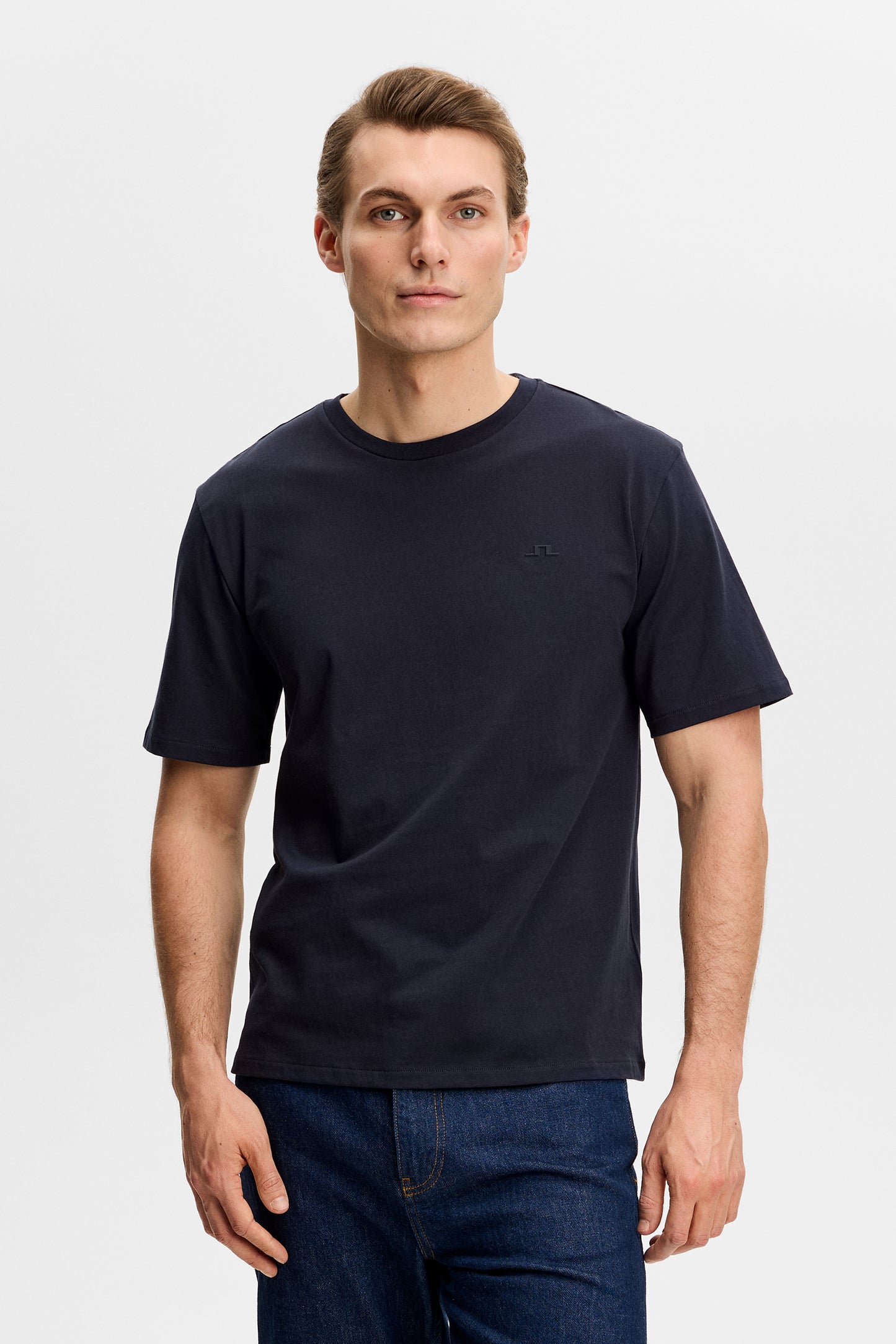 Alpha T-shirt in JL Navy by J.Lindeberg