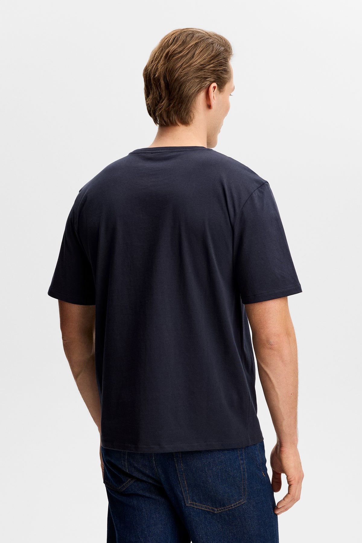 Alpha T-shirt in JL Navy by J.Lindeberg
