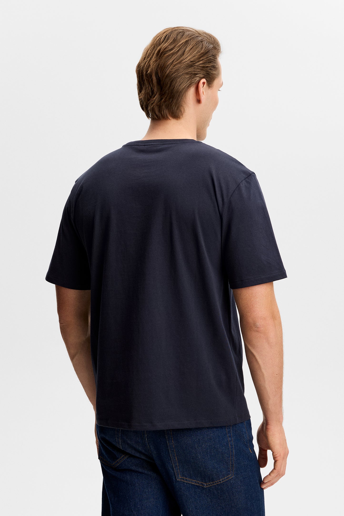 Alpha T-shirt in JL Navy by J.Lindeberg