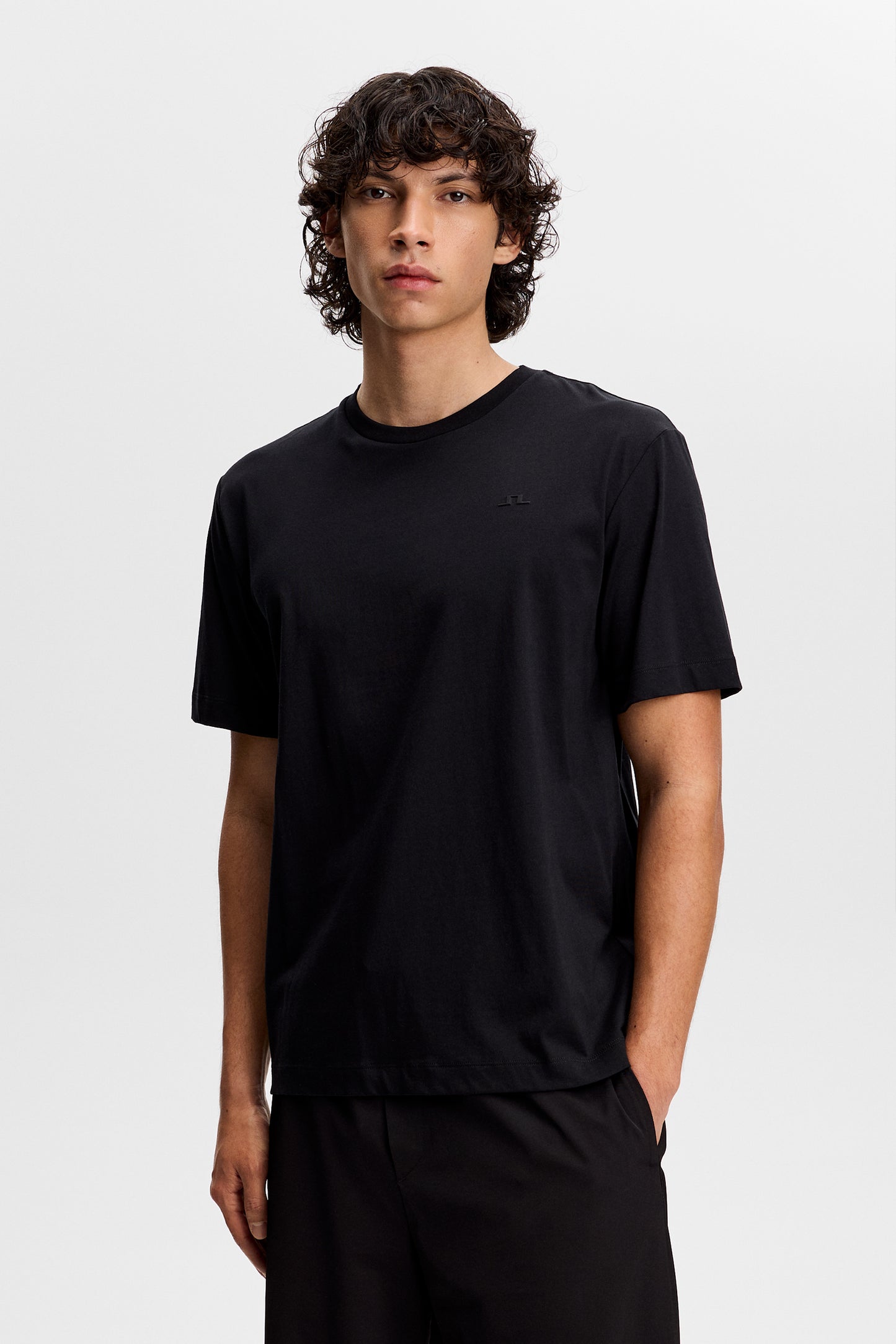 Alpha T-shirt in Black by J.Lindeberg