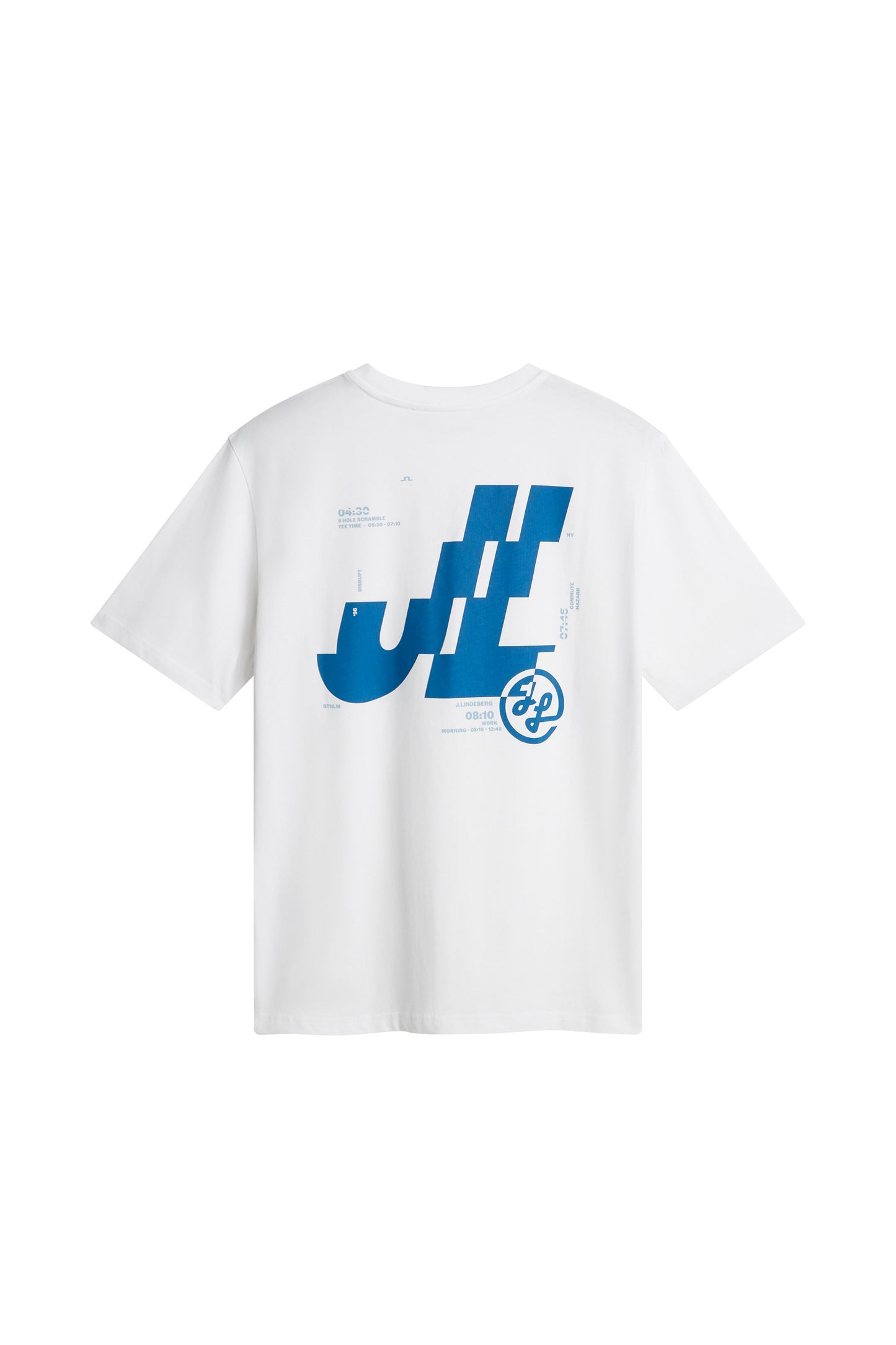 Parcie Seasonal Tee in White by J.Lindeberg