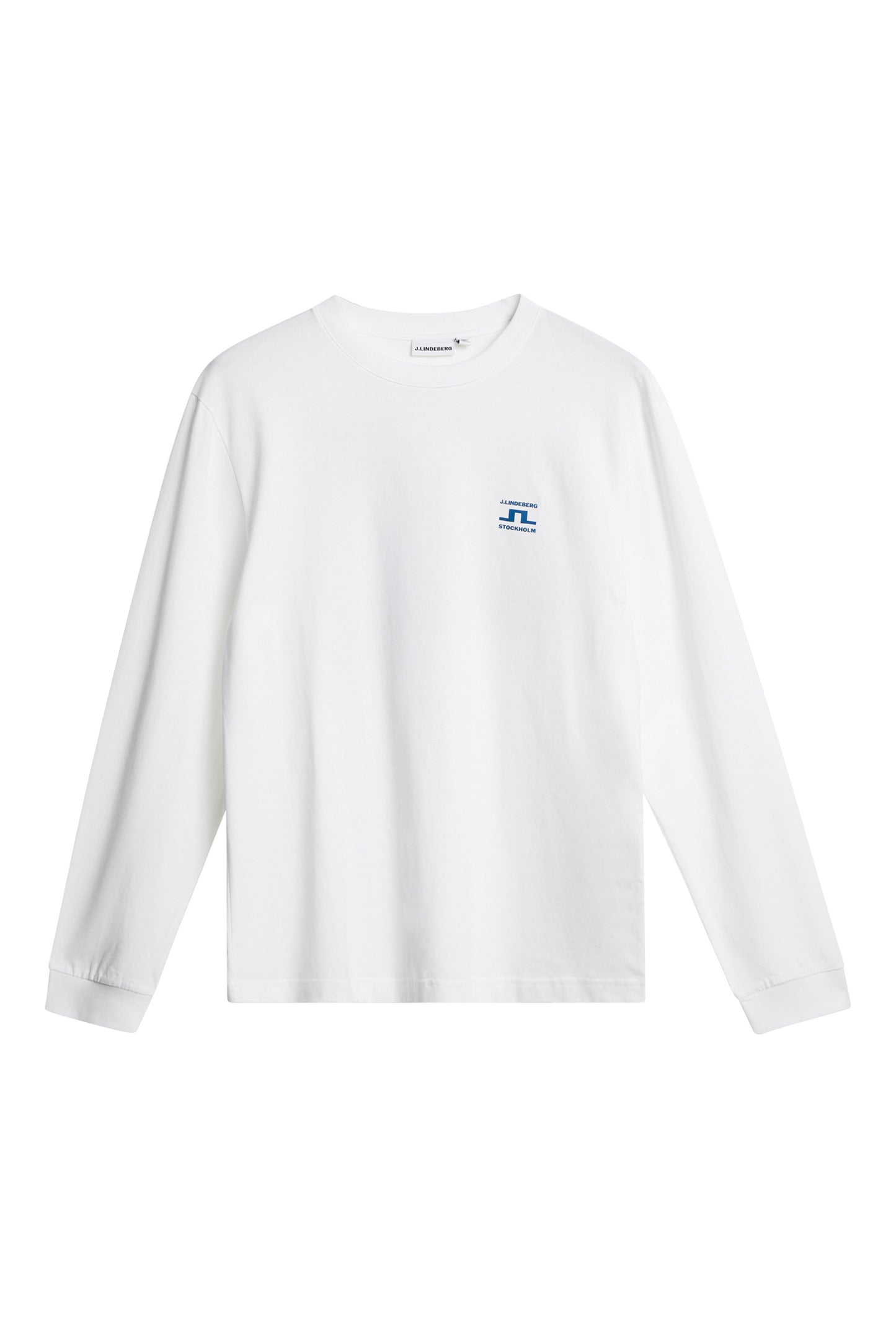 Parcie Longsleeve Tee in White by J.Lindeberg