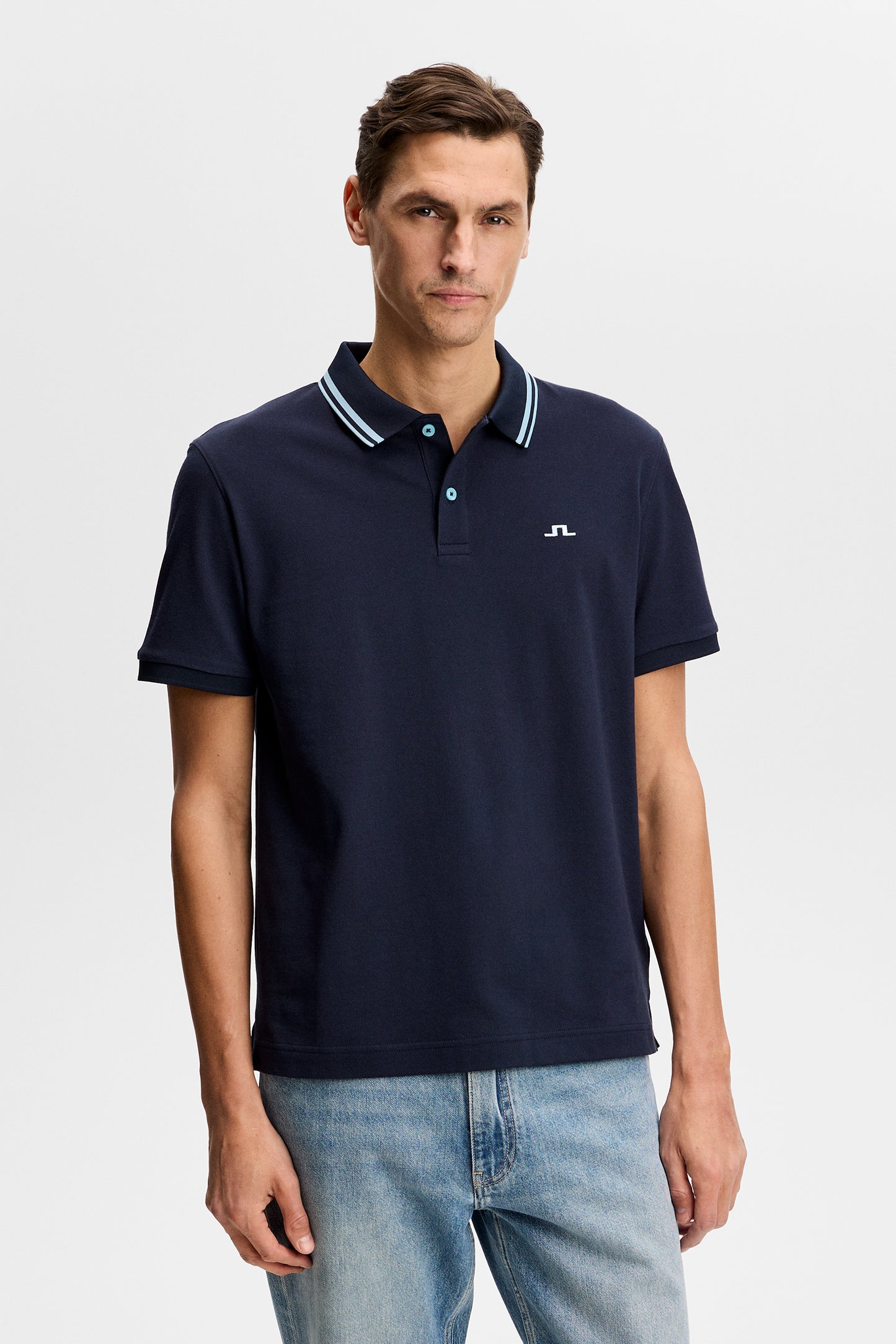 Joey Tipping Polo in JL Navy by J.Lindeberg