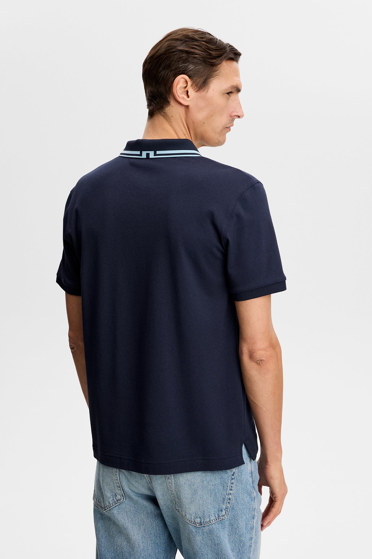 Joey Tipping Polo in JL Navy by J.Lindeberg