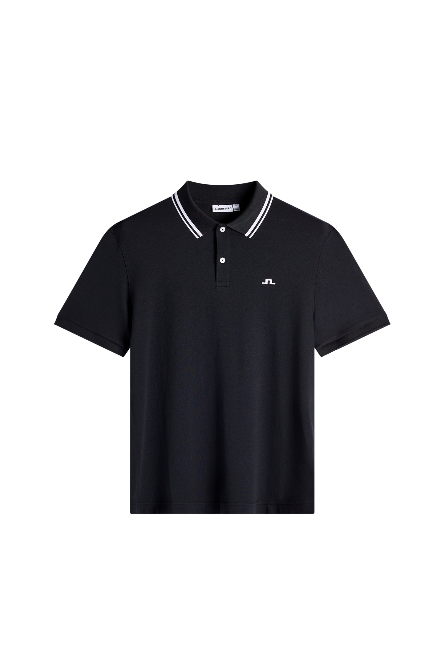 Joey Tipping Polo in Black by J.Lindeberg