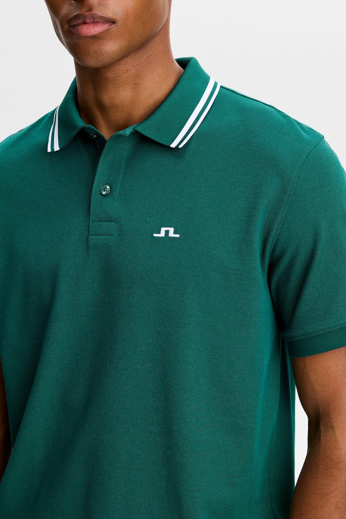 Joey Tipping Polo in Forest Biome by J.Lindeberg