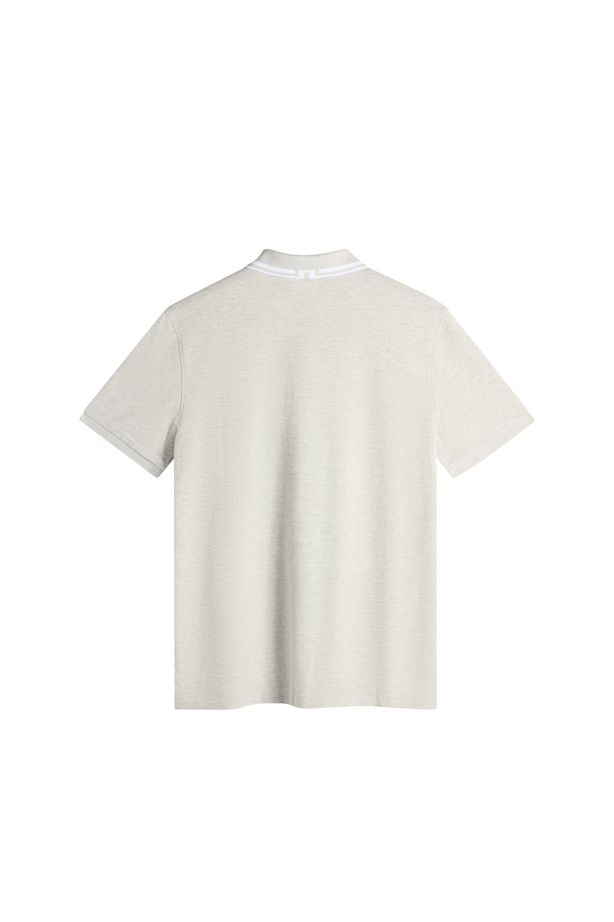 Joey Tipping Polo in Light Grey Melange by J.Lindeberg