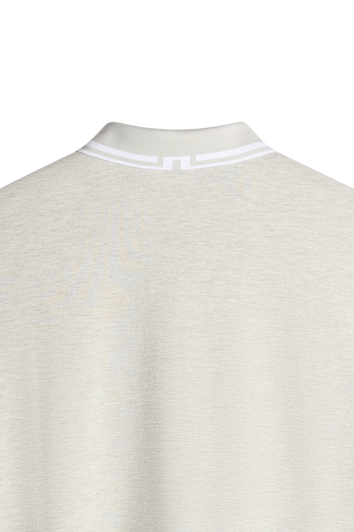 Joey Tipping Polo in Light Grey Melange by J.Lindeberg
