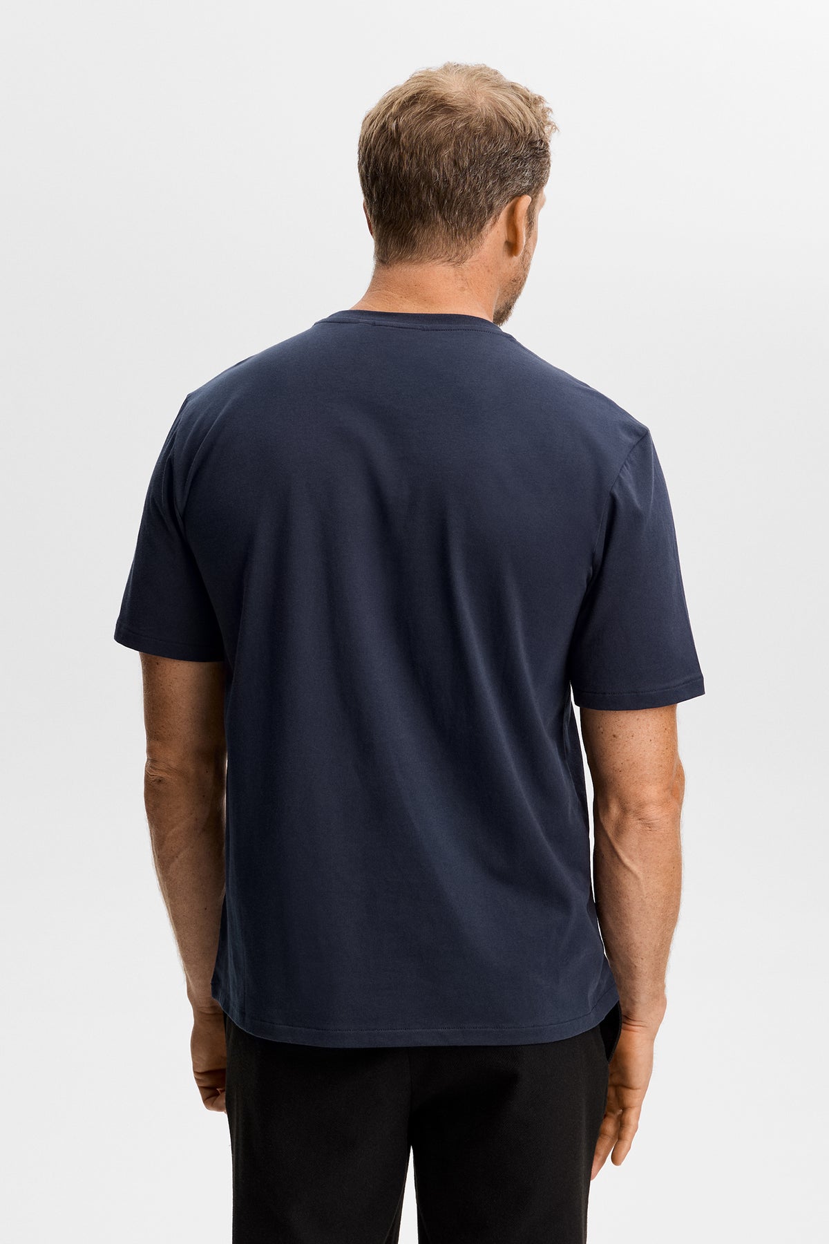 Alpha Graphic T-shirt in JL Navy by J.Lindeberg
