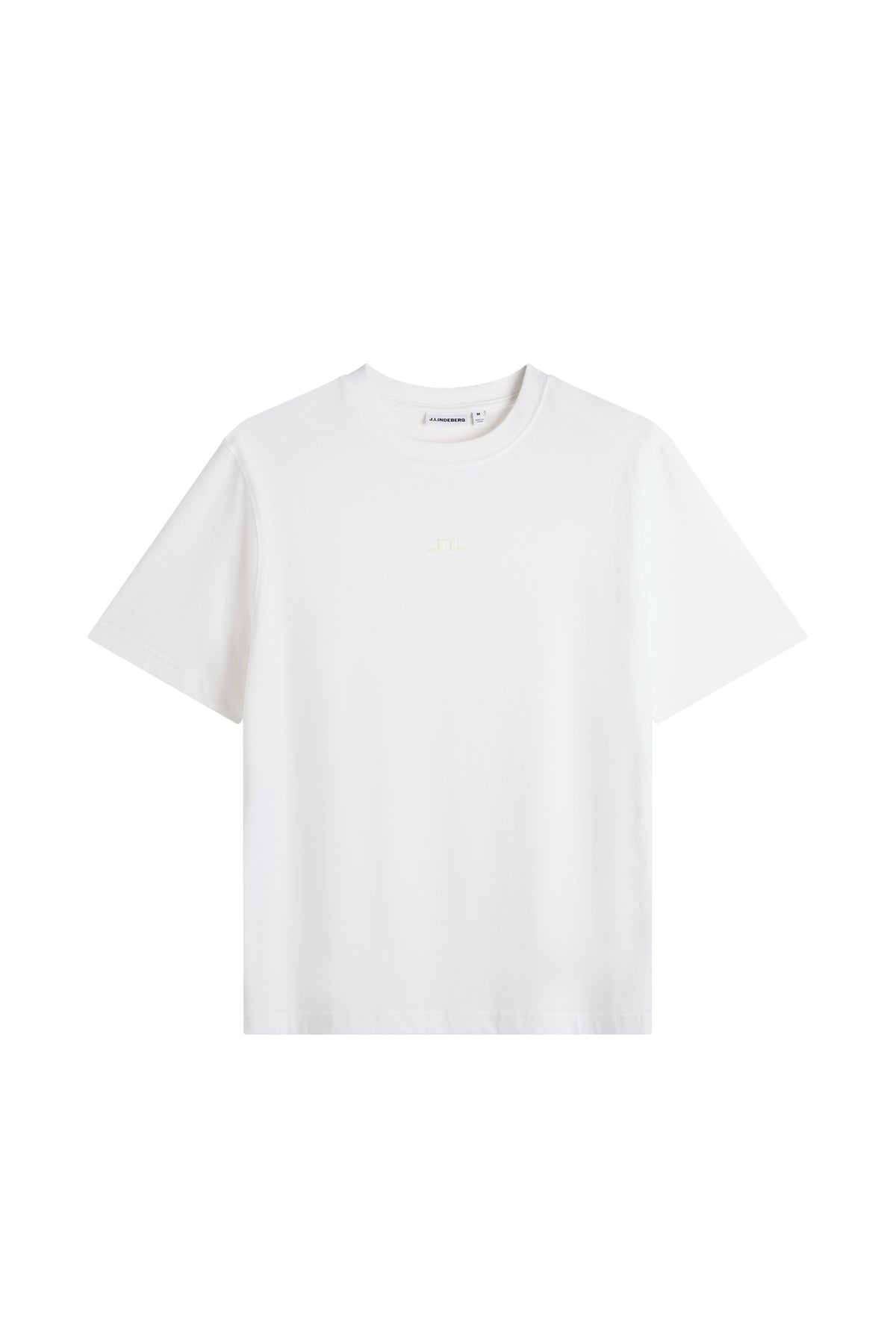 Parcie Logo Tee in White by J.Lindeberg