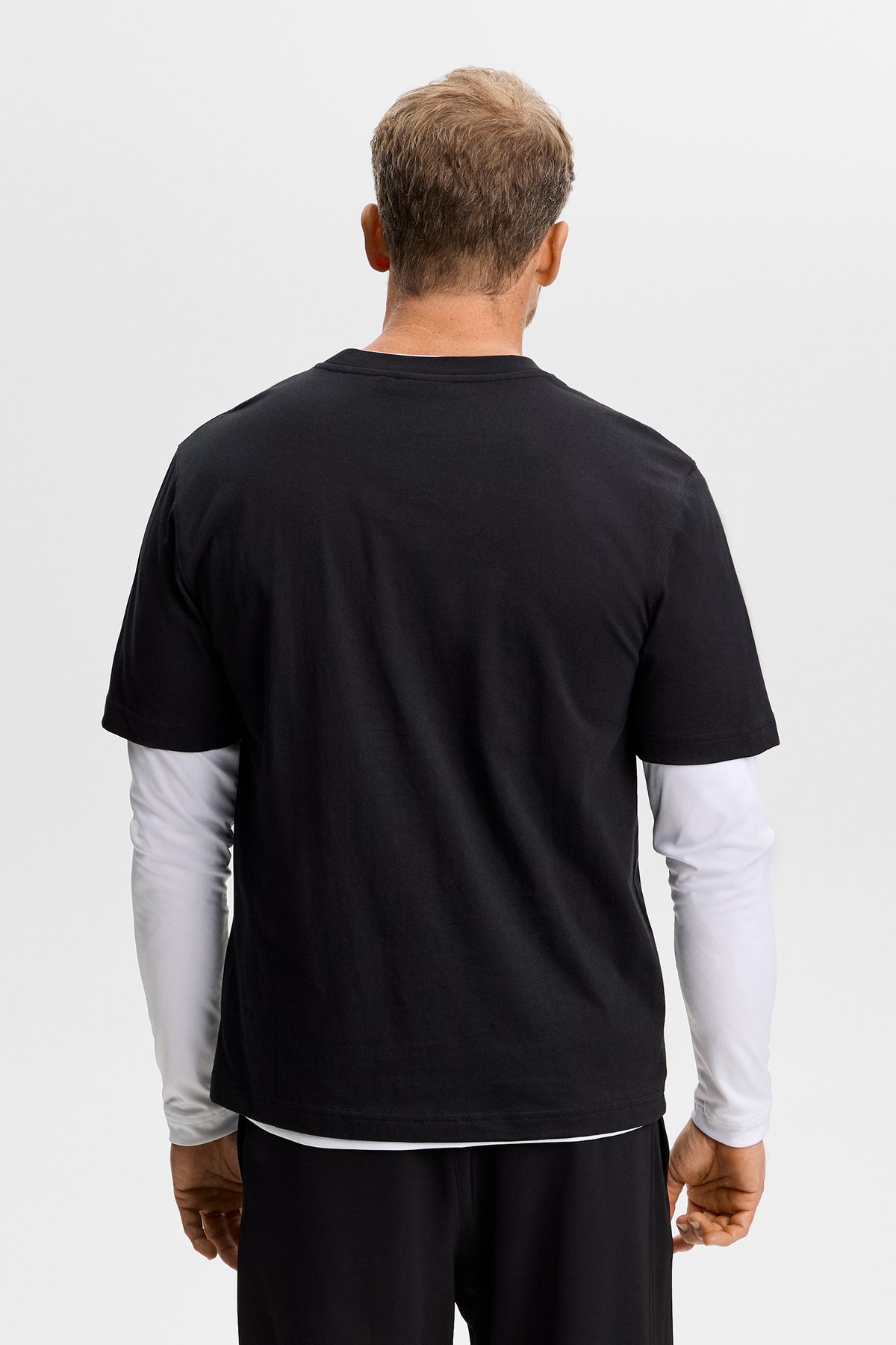 Parcie Logo Tee in Black by J.Lindeberg