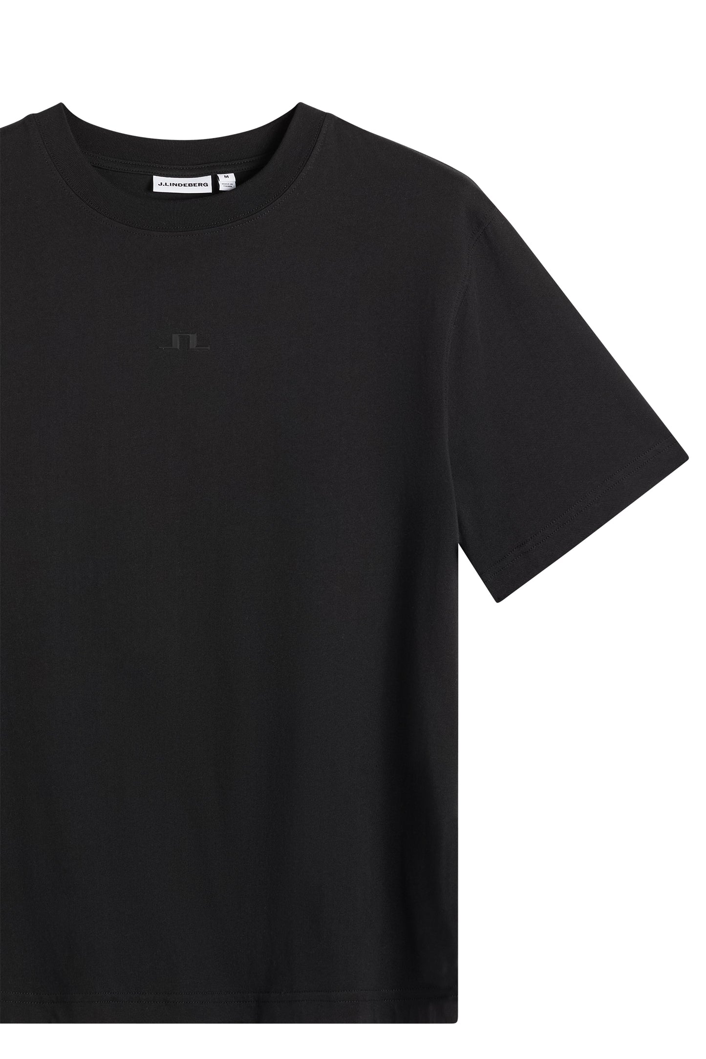 Parcie Logo Tee in Black by J.Lindeberg