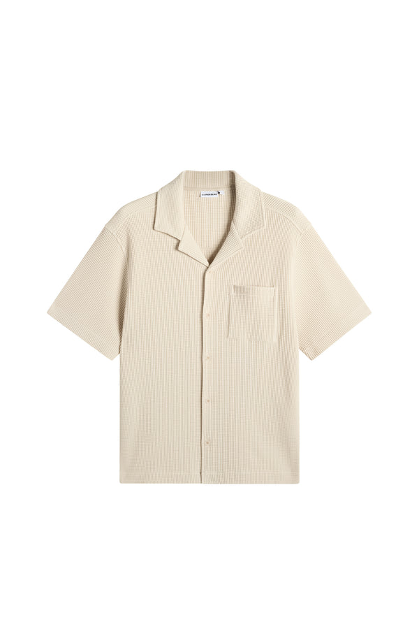Theron Waffle Shirt / Moonbeam