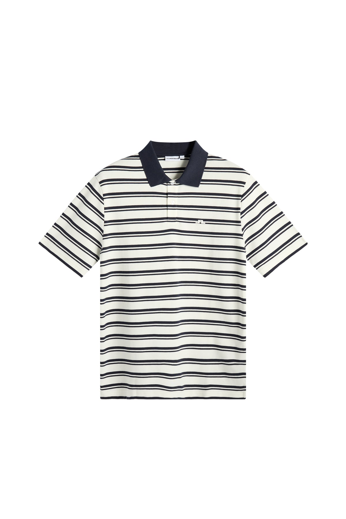 Trond Striped Polo Pique in JL Navy by J.Lindeberg