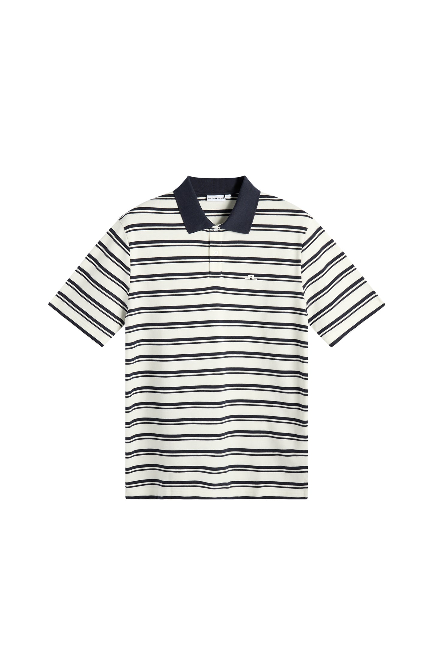 Trond Striped Polo Pique in JL Navy by J.Lindeberg
