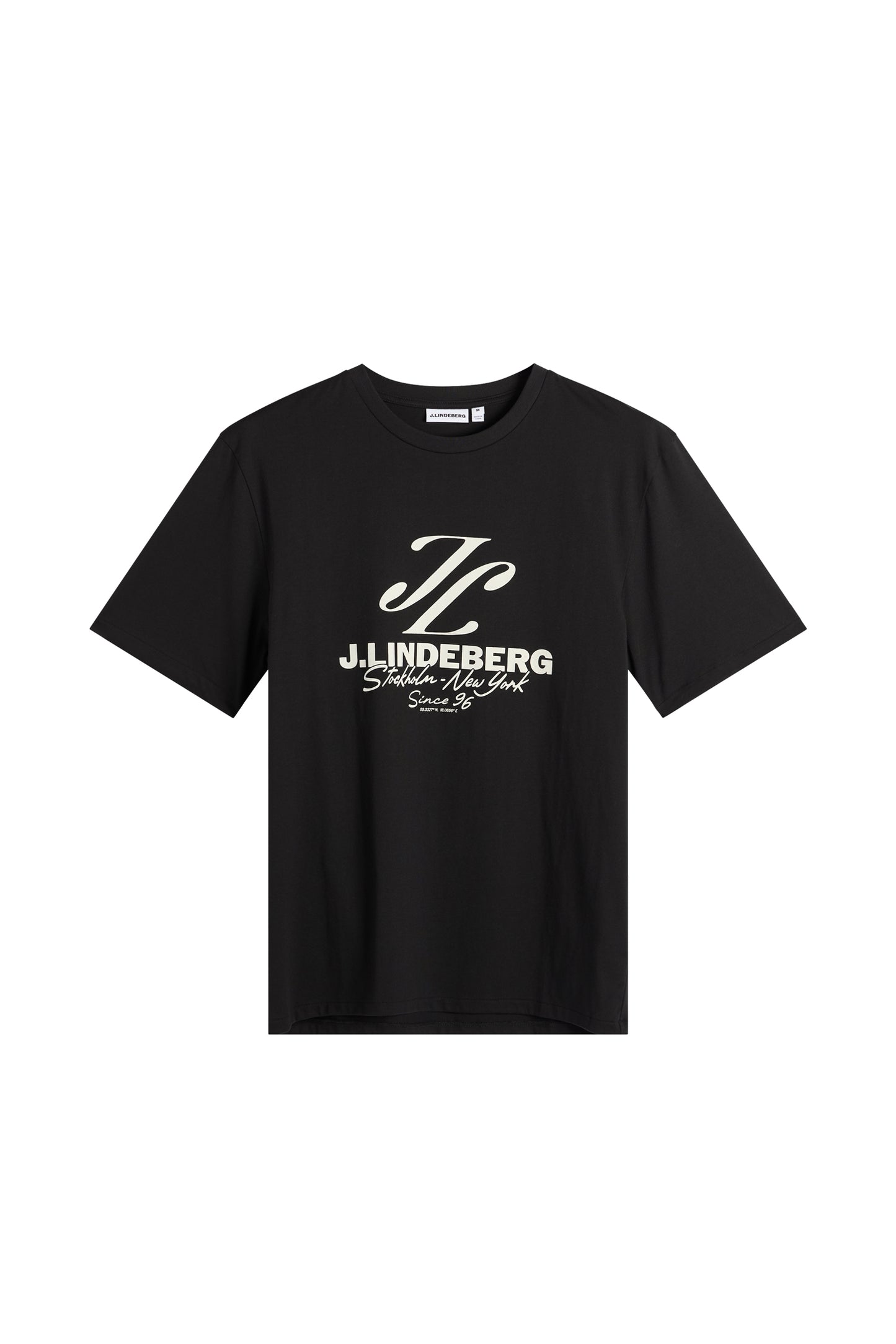 Alpha Graphic T-shirt in Black by J.Lindeberg