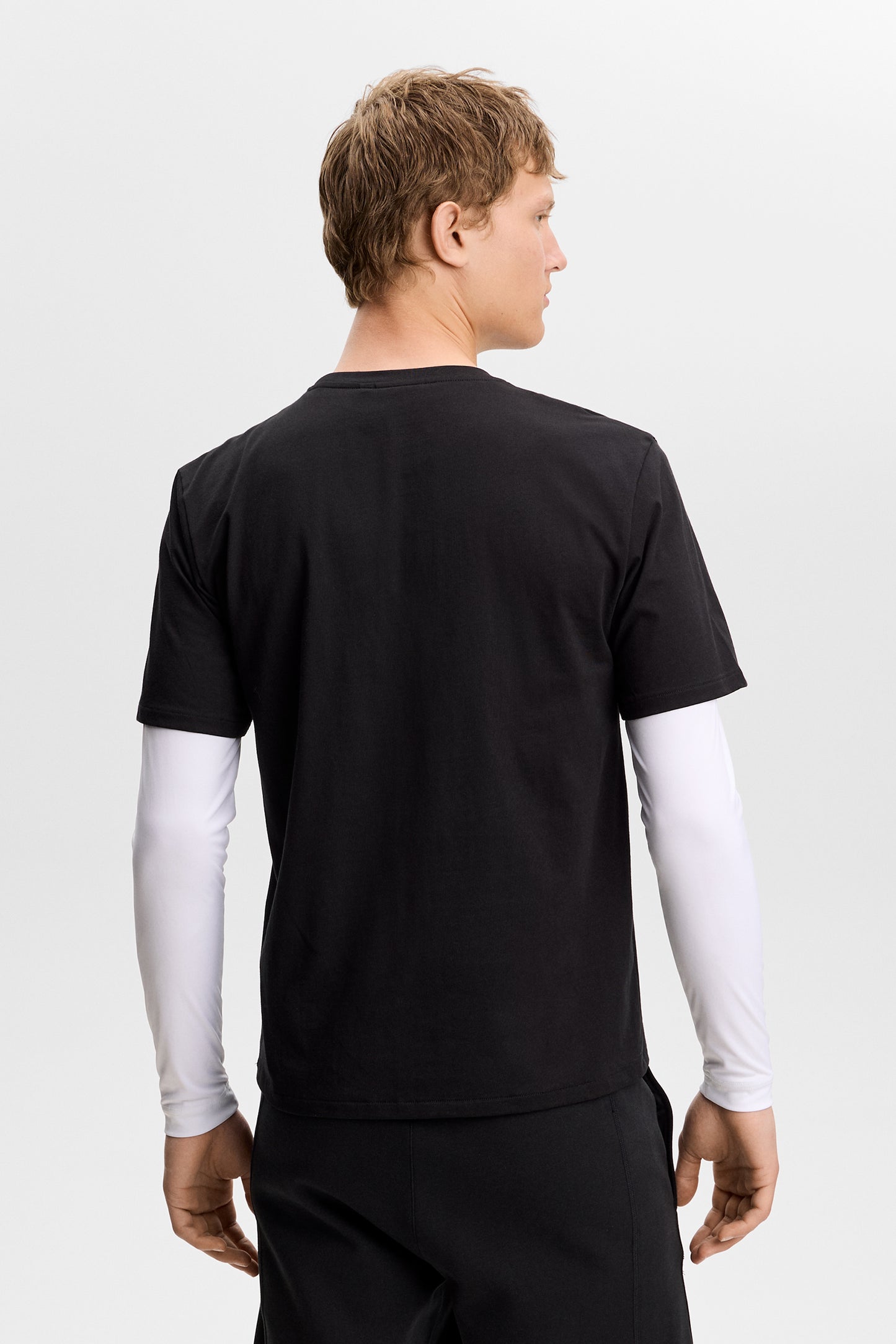 Alpha Graphic T-shirt in Black by J.Lindeberg