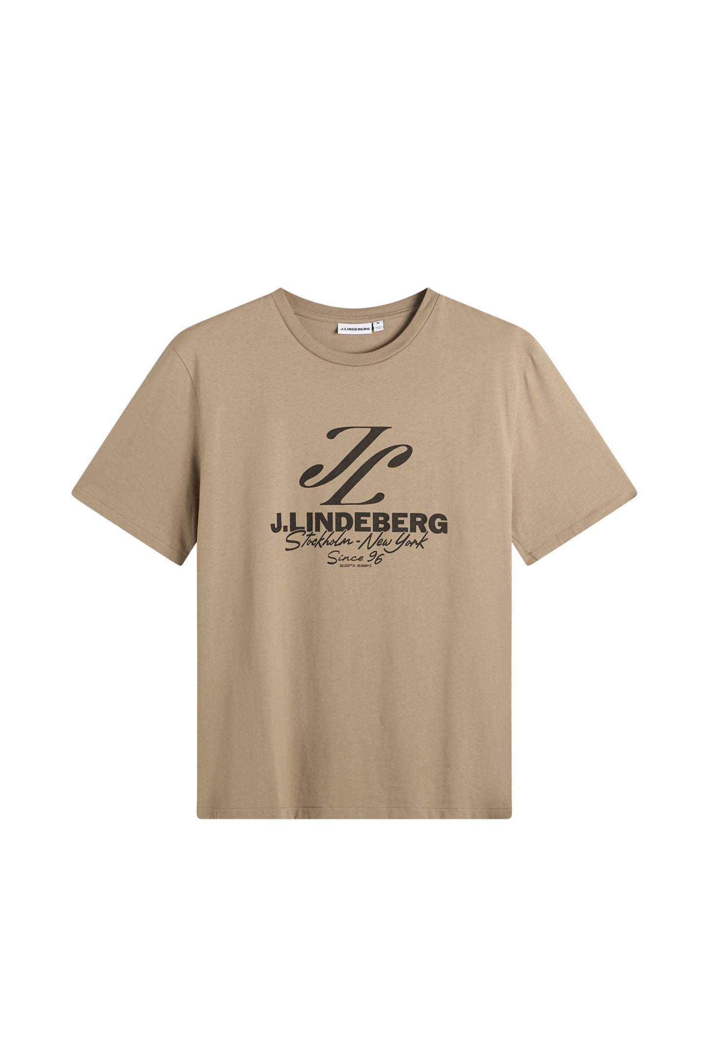 Alpha Graphic T-shirt in Brindle by J.Lindeberg