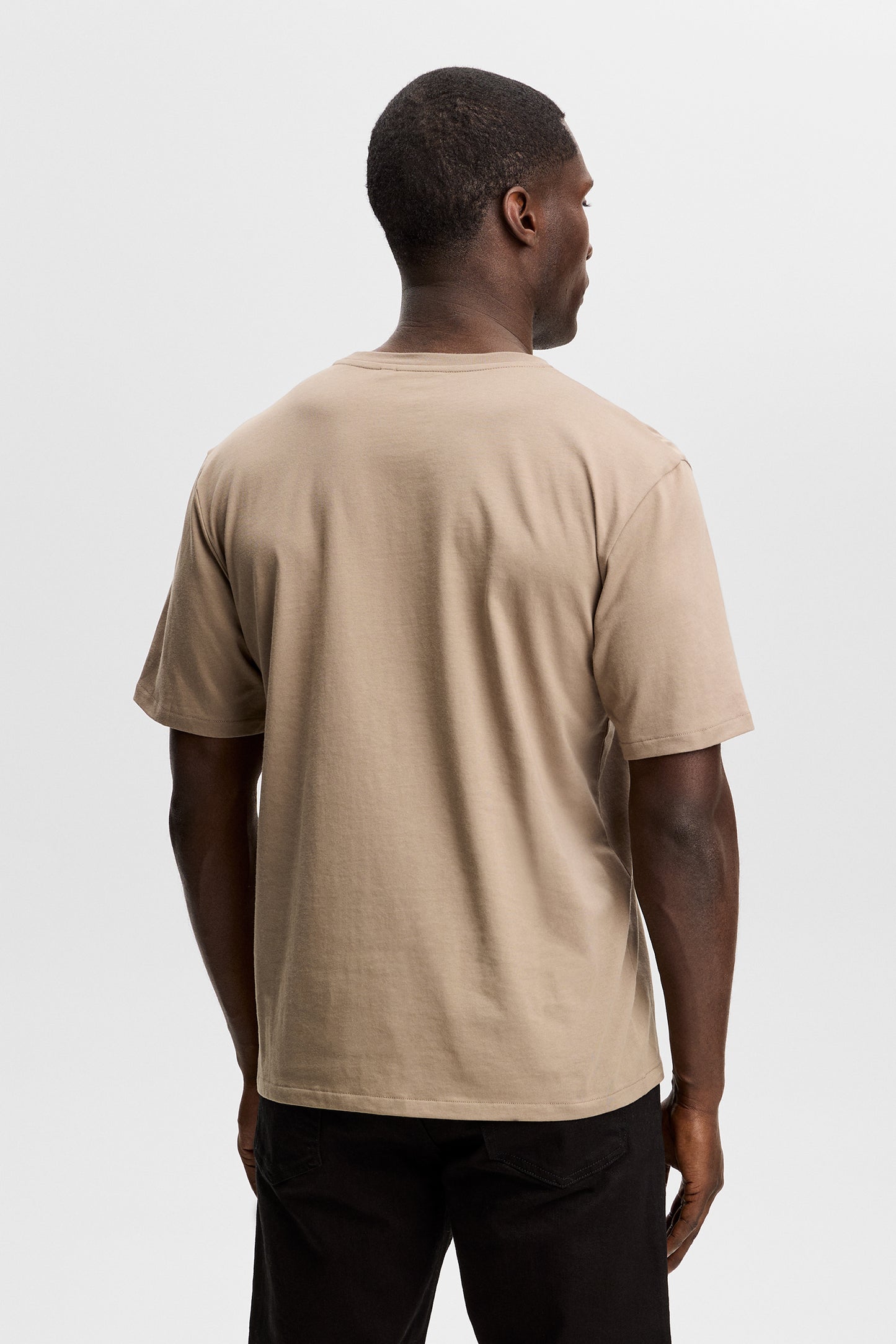Alpha Graphic T-shirt in Brindle by J.Lindeberg