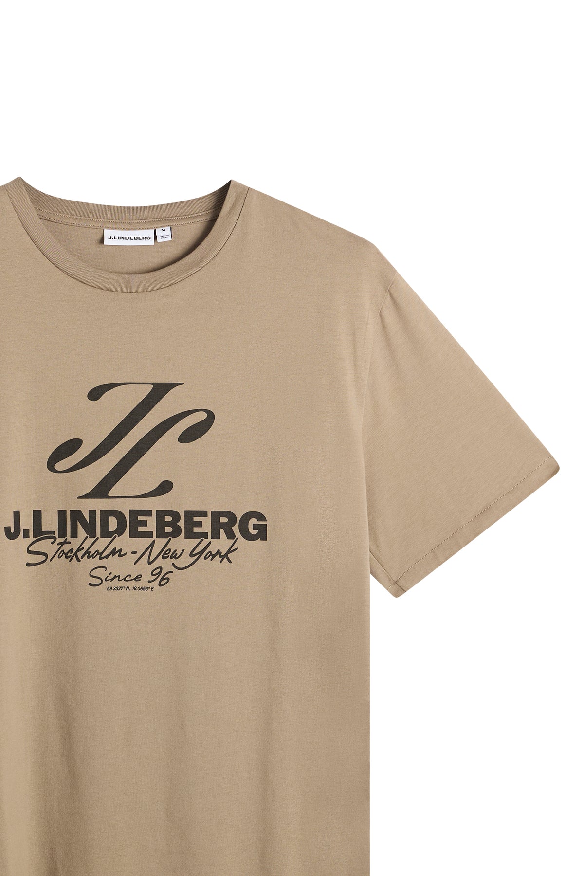 Alpha Graphic T-shirt in Brindle by J.Lindeberg