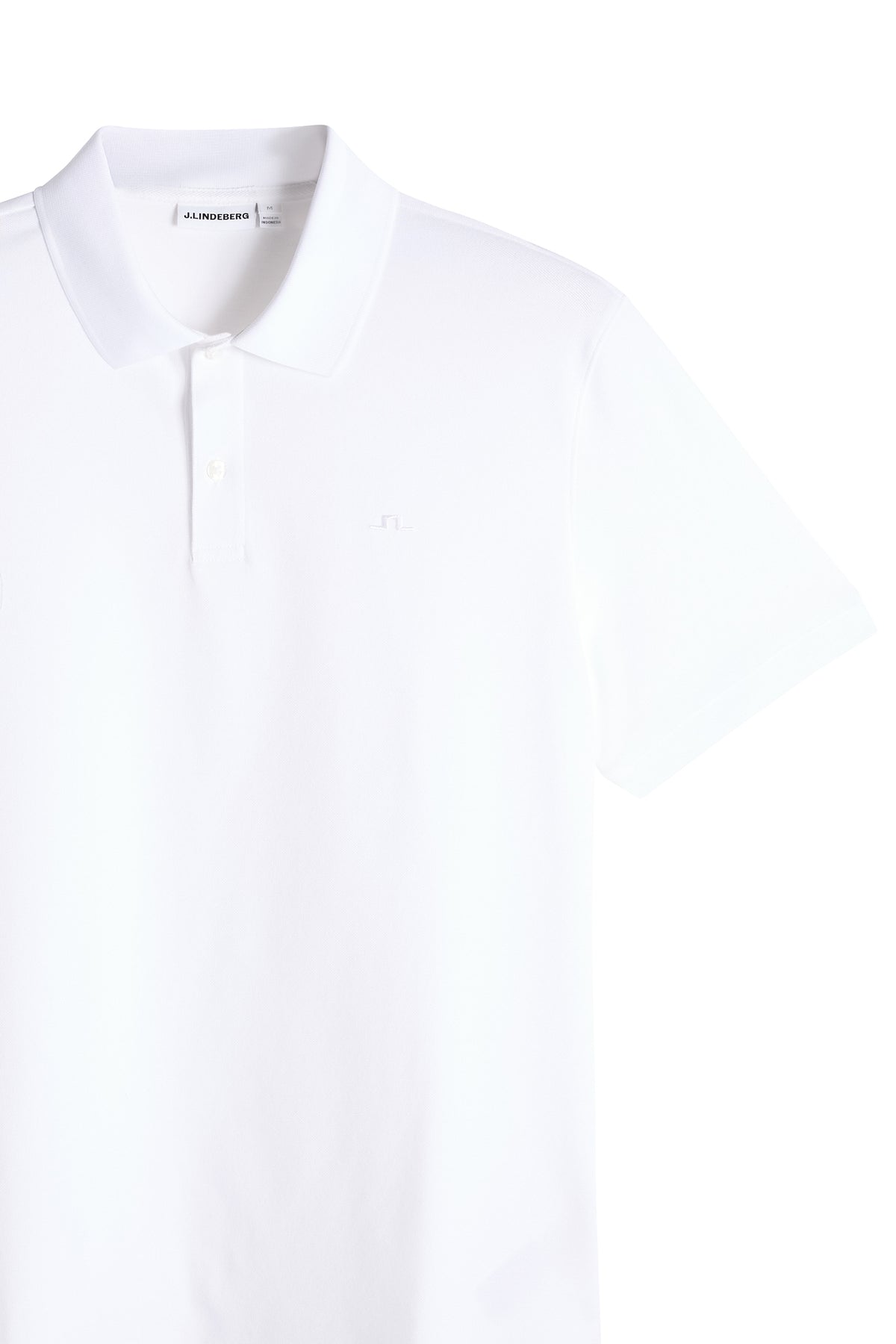 Verse Polo in White by J.Lindeberg