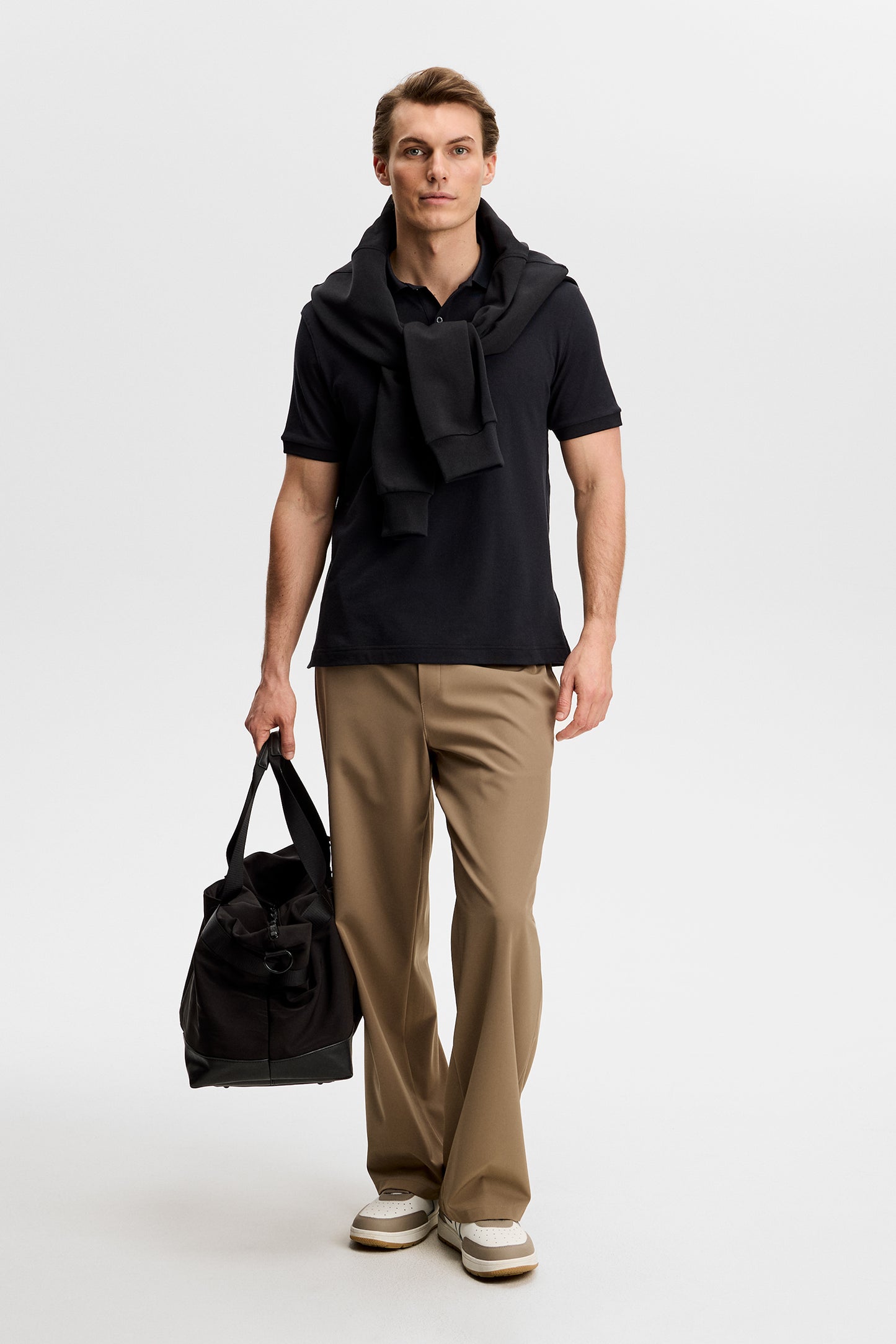 Verse Polo in Black by J.Lindeberg