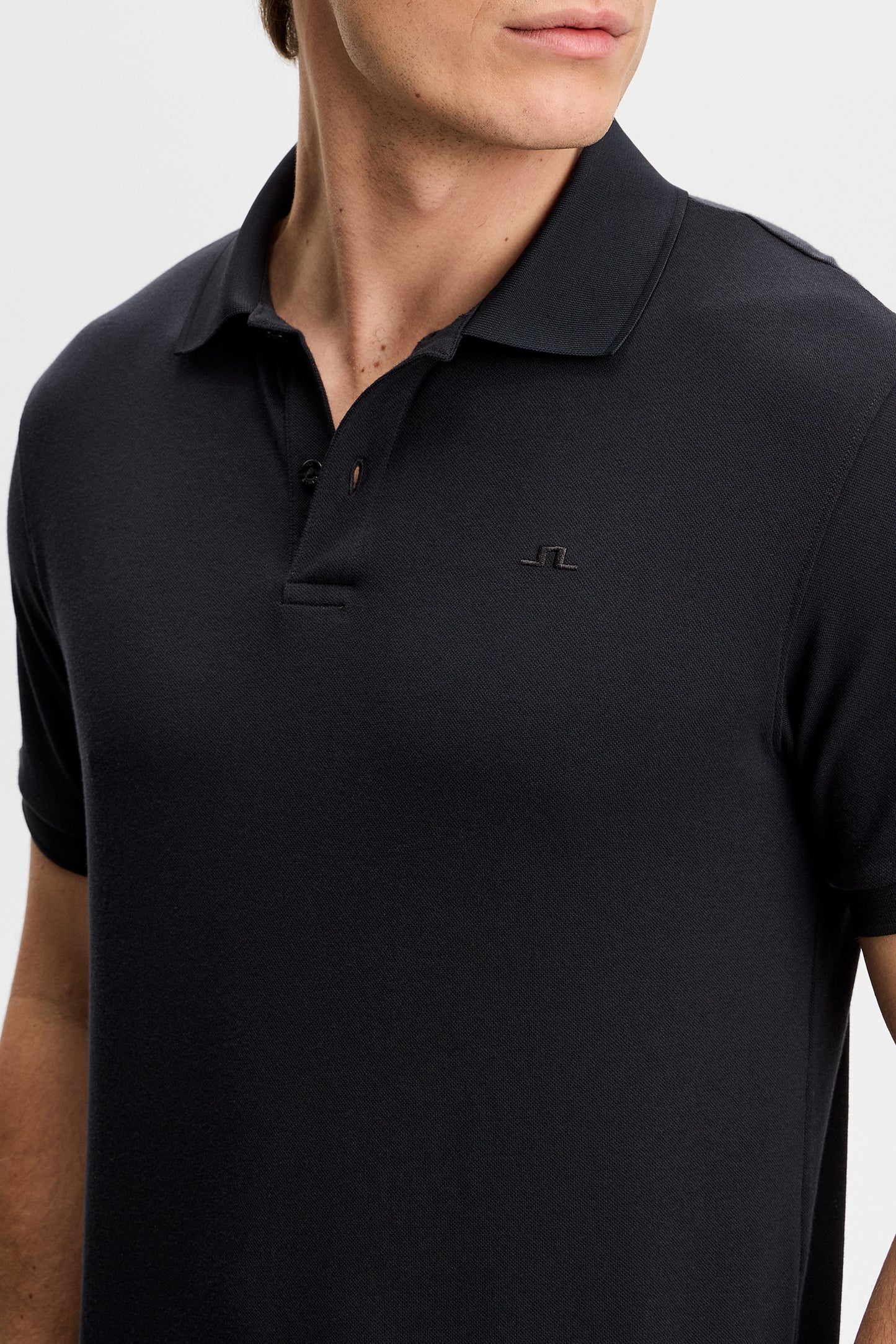Verse Polo in Black by J.Lindeberg