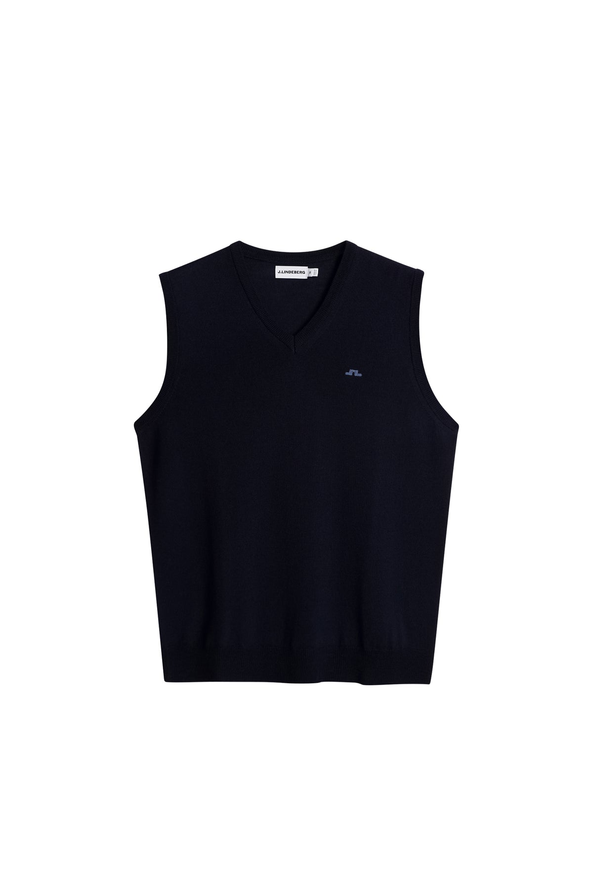 Liam Knitted Vest in JL Navy by J.Lindeberg