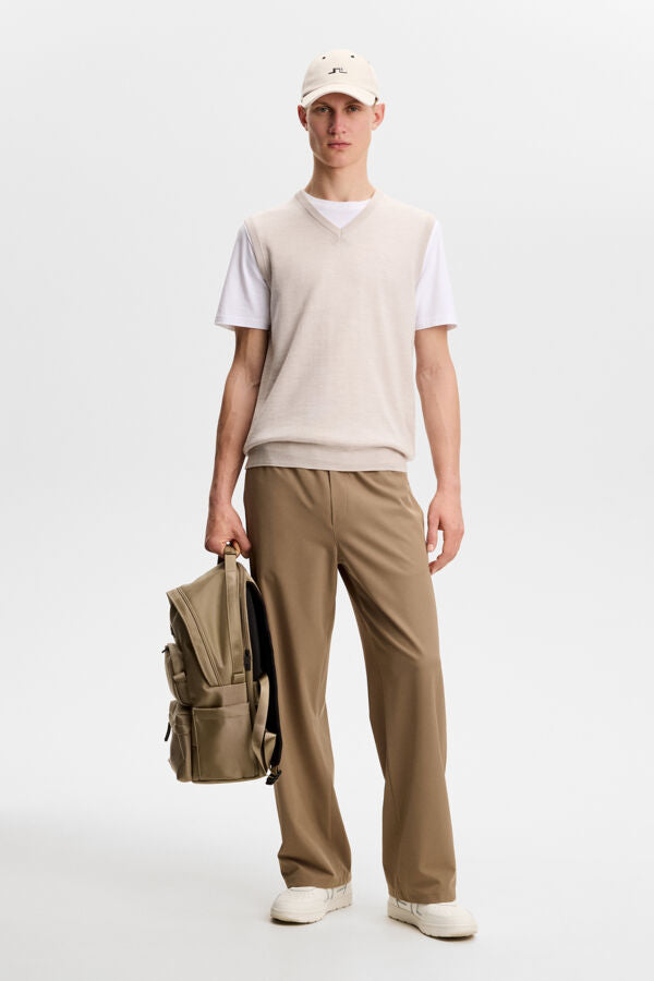 Liam Knitted Vest / Moonbeam Melange