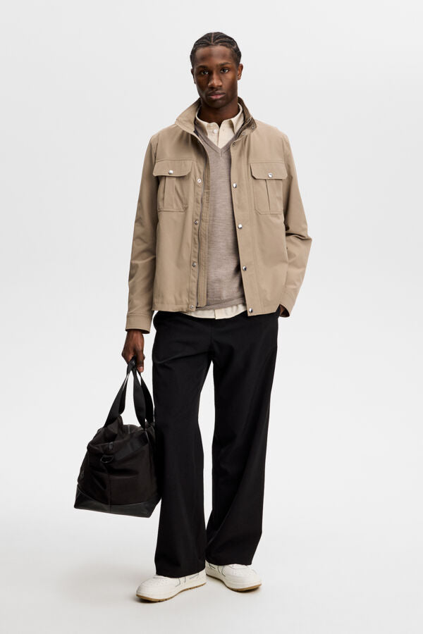 Liam Knitted Vest / Brindle Melange