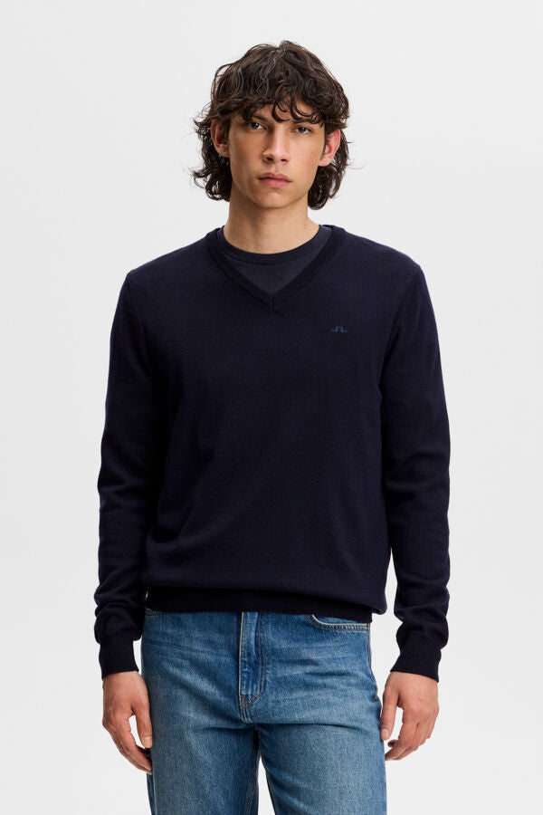 Lymann Knitted Sweater / JL Navy