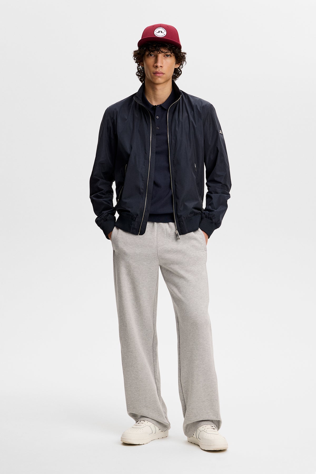 Ramon Knit SS Polo in JL Navy by J.Lindeberg