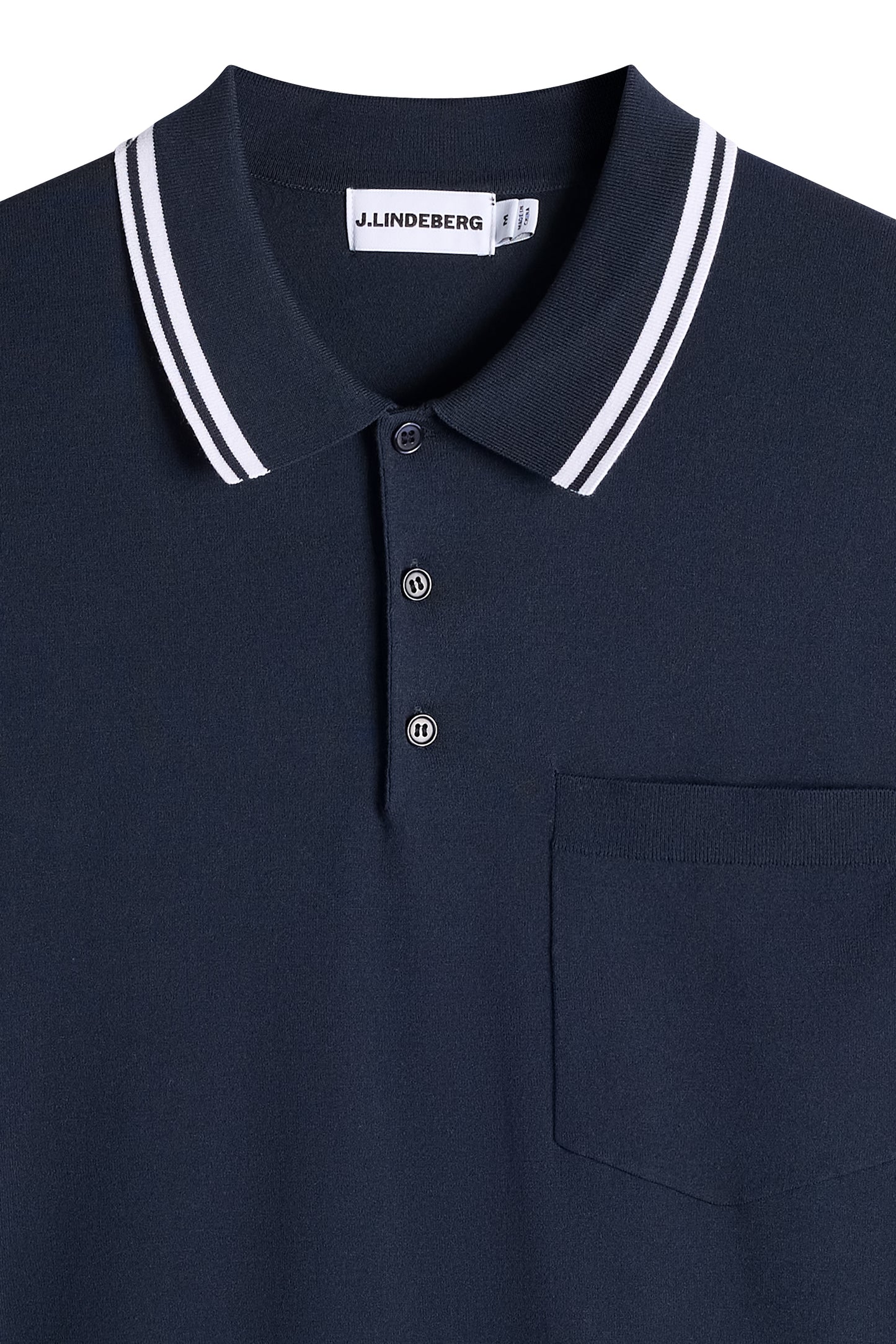 Ramon Knit SS Polo in JL Navy by J.Lindeberg