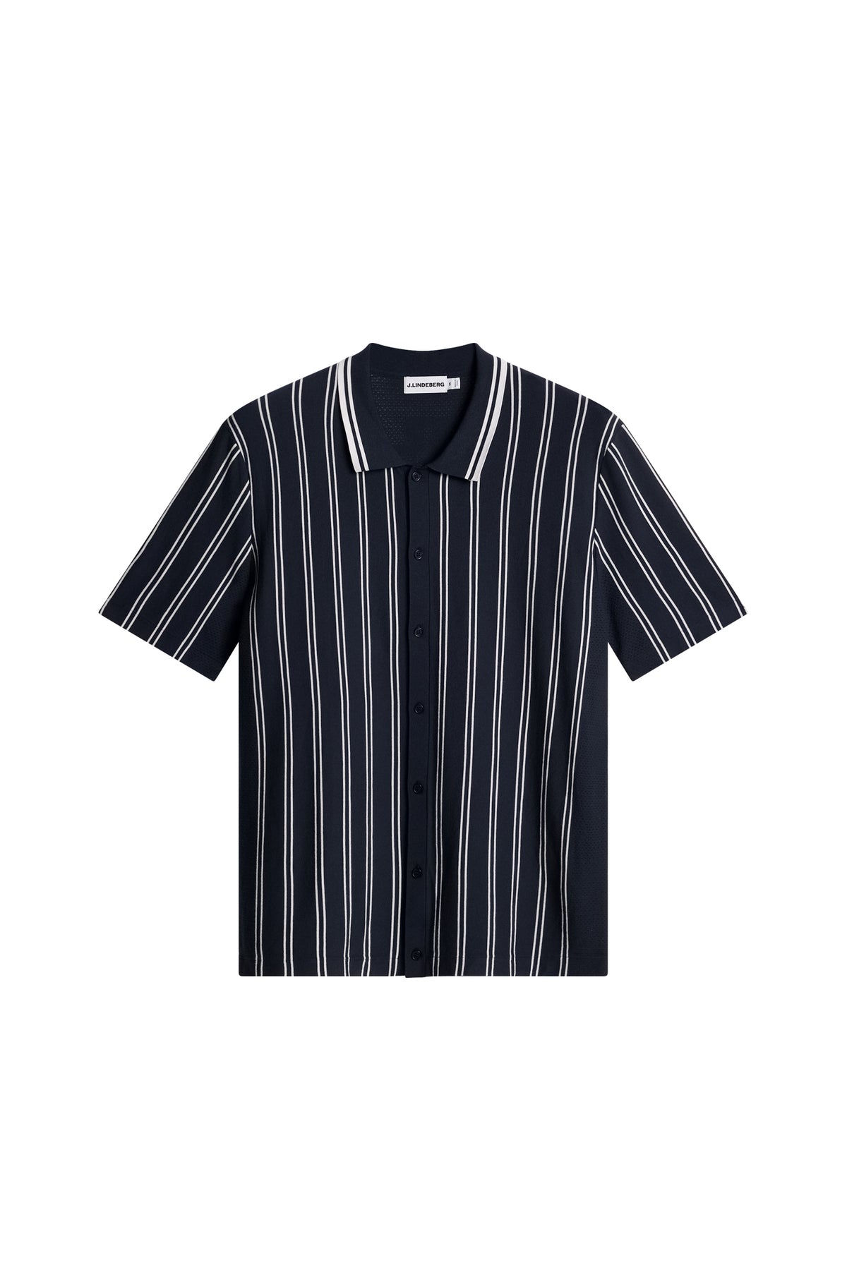 Rue Knit SS Shirt in JL Navy by J.Lindeberg
