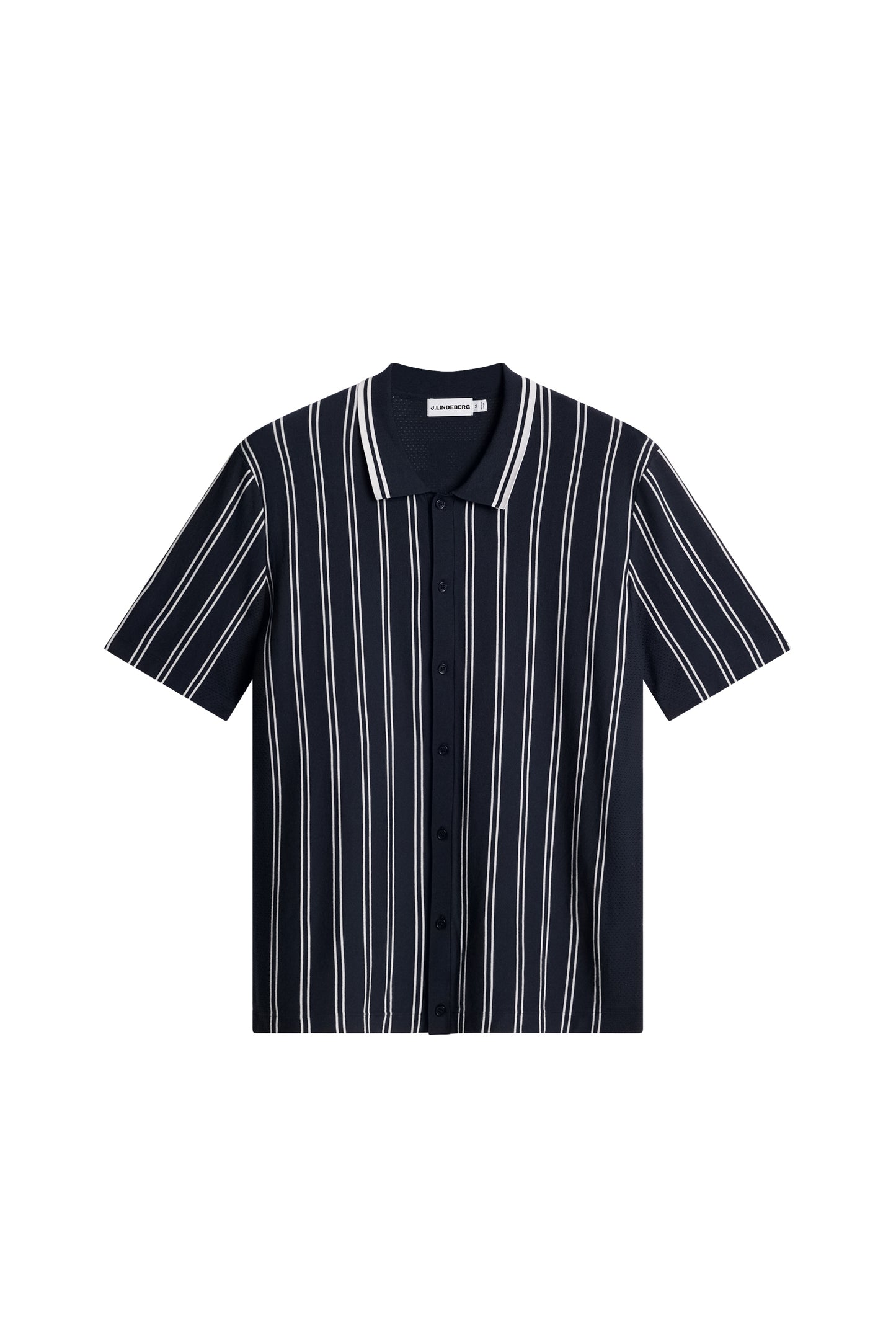 Rue Knit SS Shirt in JL Navy by J.Lindeberg