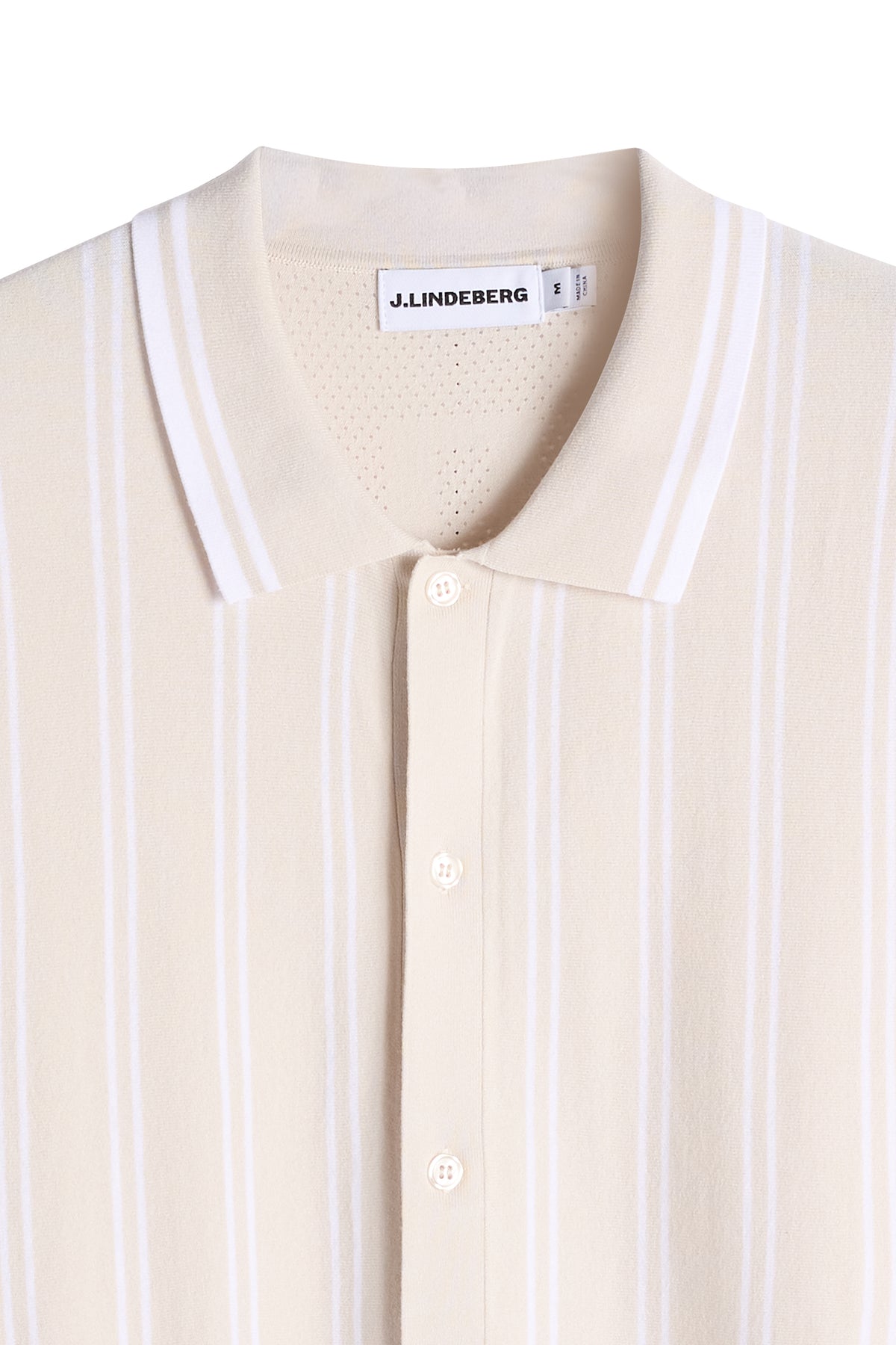 Rue Knit SS Shirt in Moonbeam by J.Lindeberg