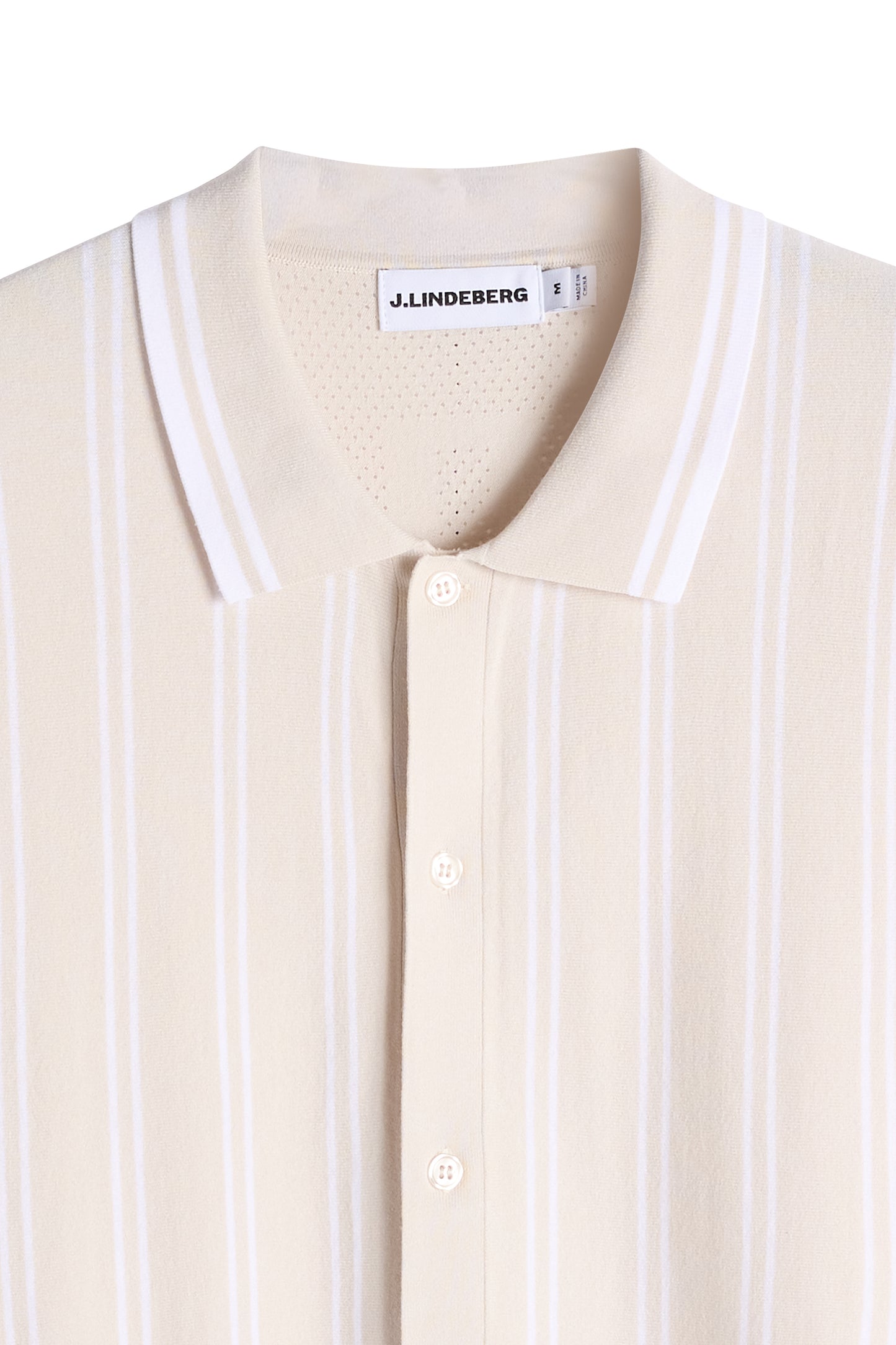 Rue Knit SS Shirt in Moonbeam by J.Lindeberg