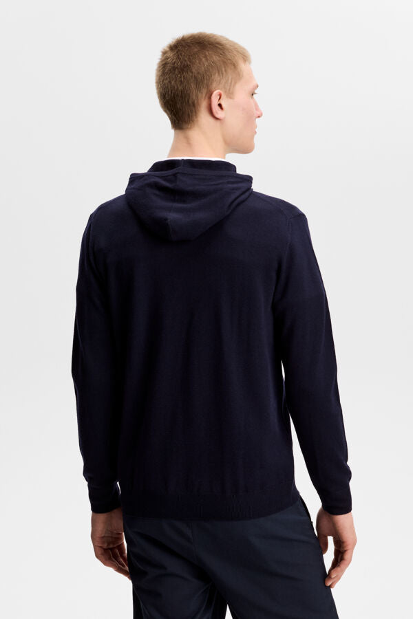 Karl Merino Hoodie / JL Navy