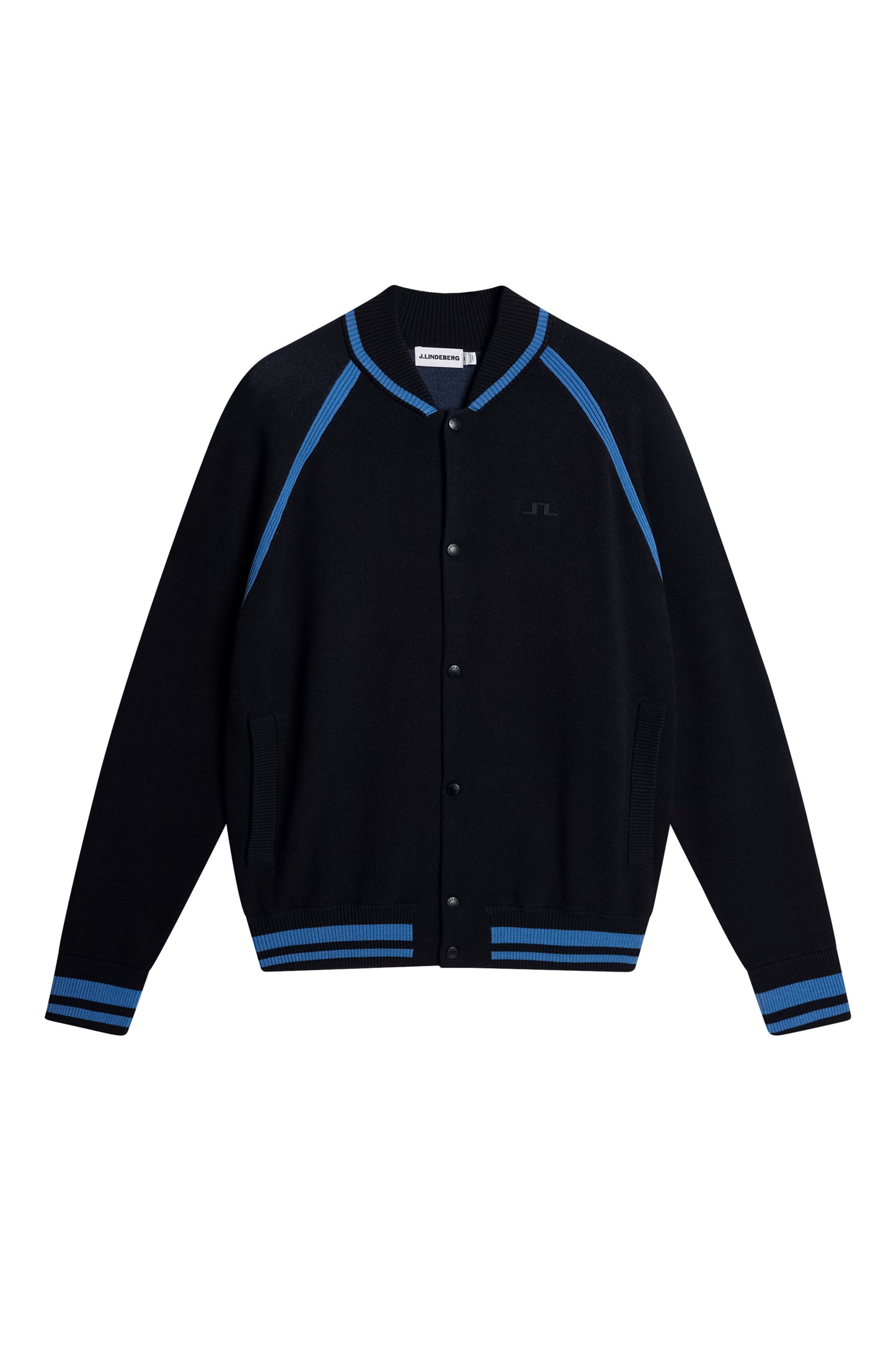Stanley Jacquard Knit Bomber in JL Navy by J.Lindeberg