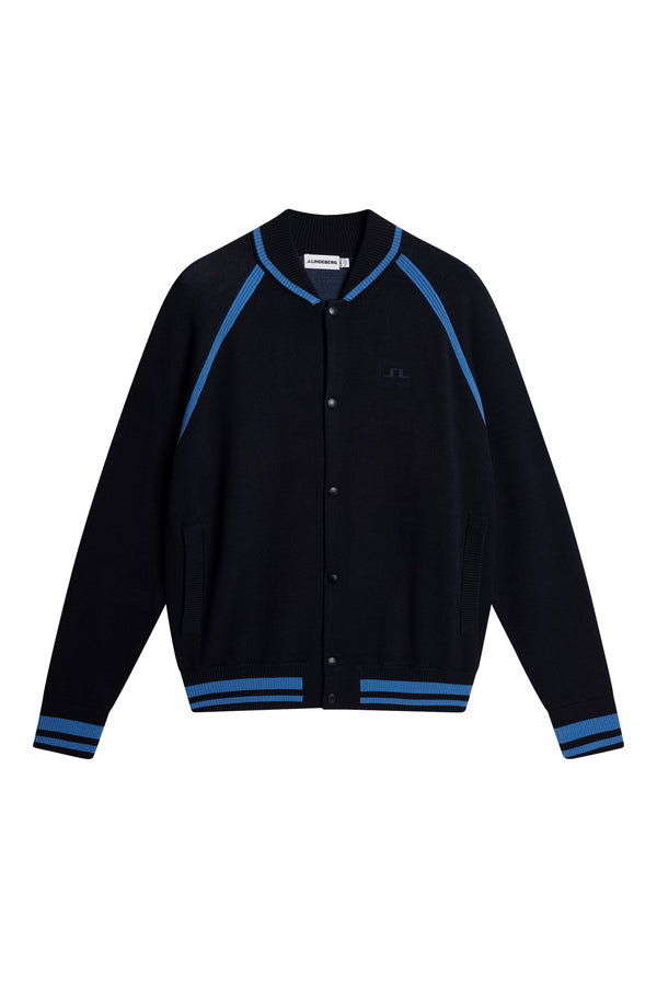 Stanley Jacquard Knit Bomber / JL Navy