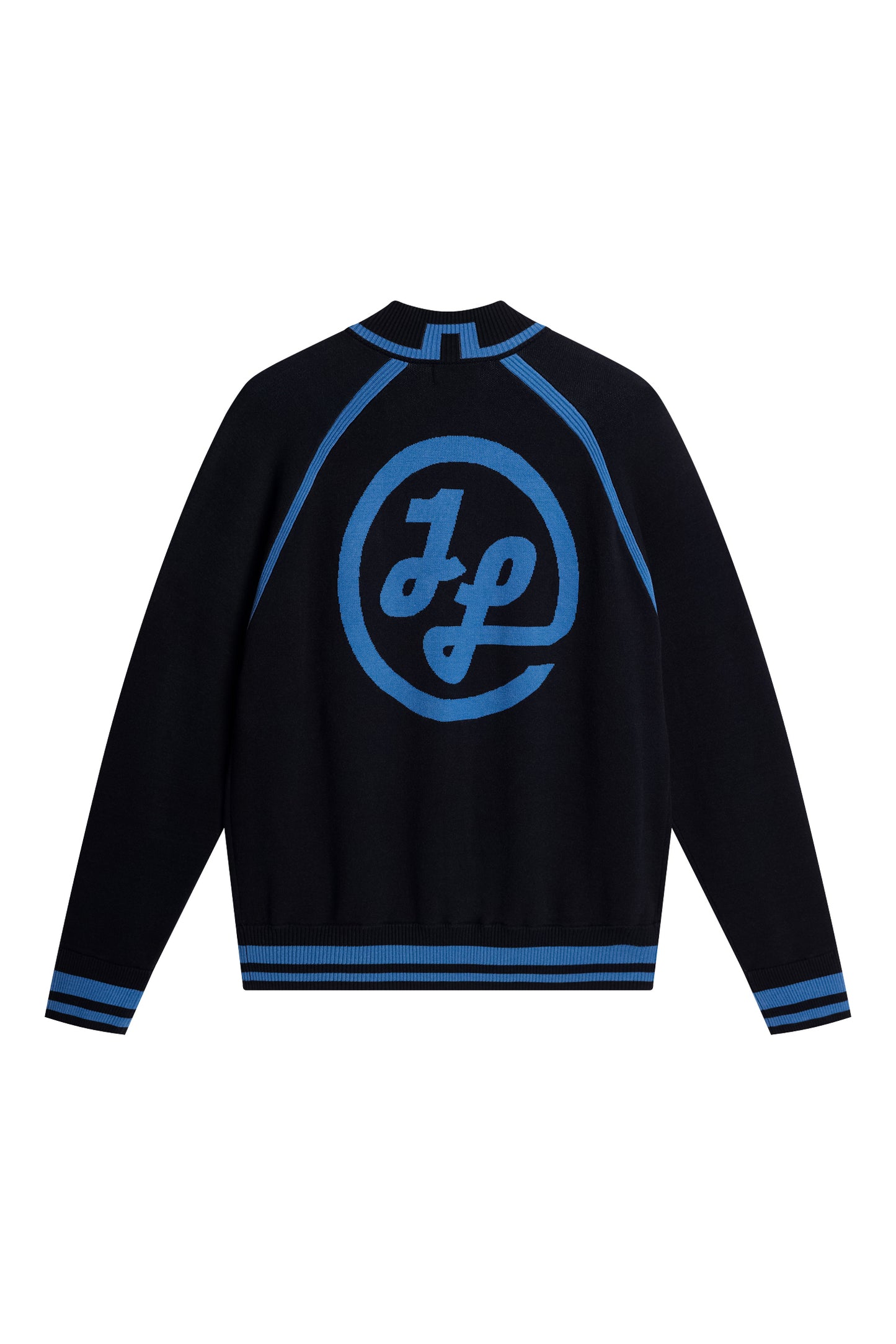 Stanley Jacquard Knit Bomber in JL Navy by J.Lindeberg