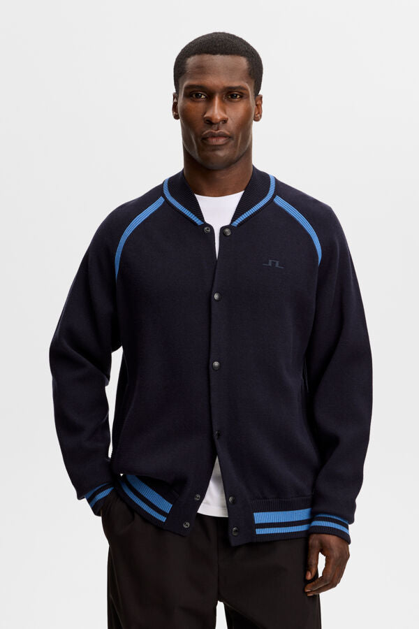 Stanley Jacquard Knit Bomber / JL Navy