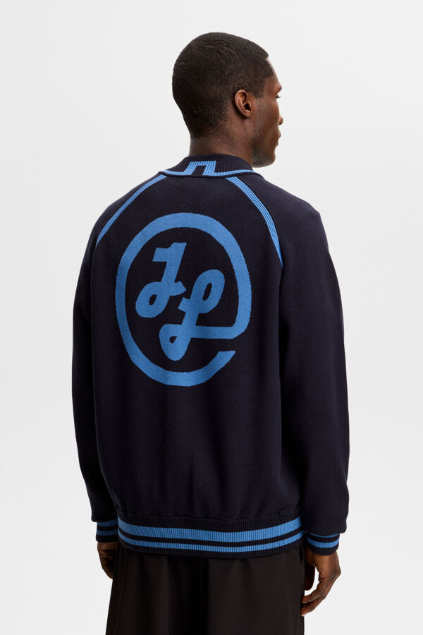 Stanley Jacquard Knit Bomber / JL Navy