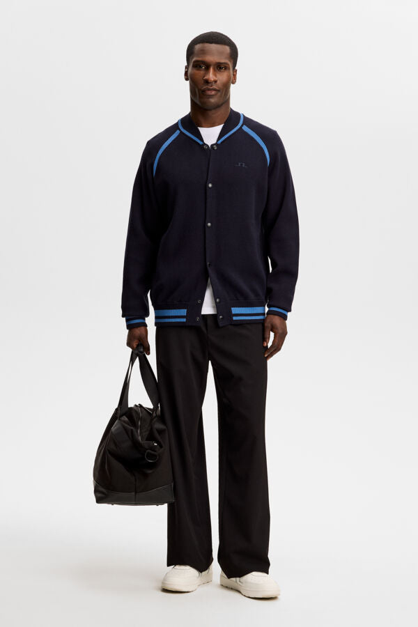 Stanley Jacquard Knit Bomber / JL Navy